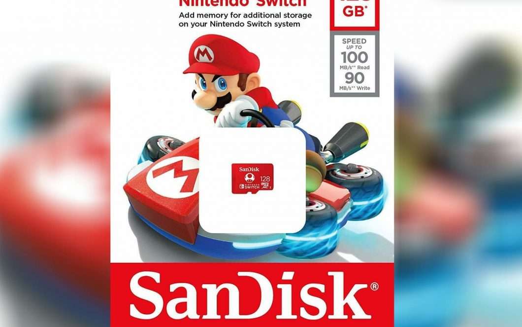 Nintendo Switch: microSD specifica (128GB) a 24€