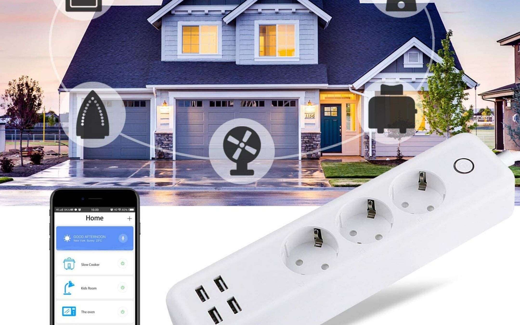 Ciabatta WiFi smart in offerta lampo su Amazon Ciabatta WiFi smart in offerta lampo su Amazon