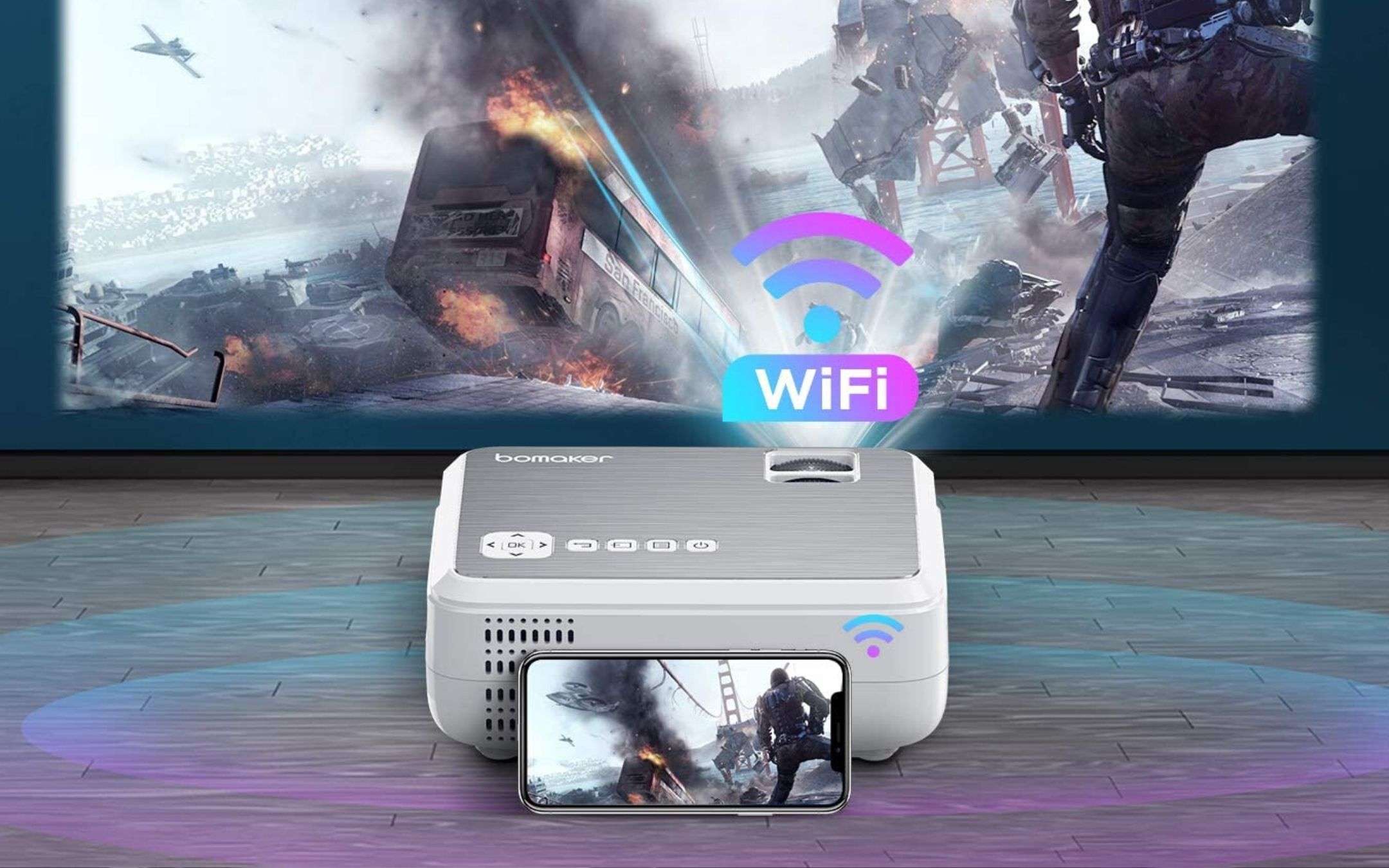 Proiettore WiFi: rendi speciale l’estate con 125€ Proiettore WiFi: rendi speciale l’estate con 125€