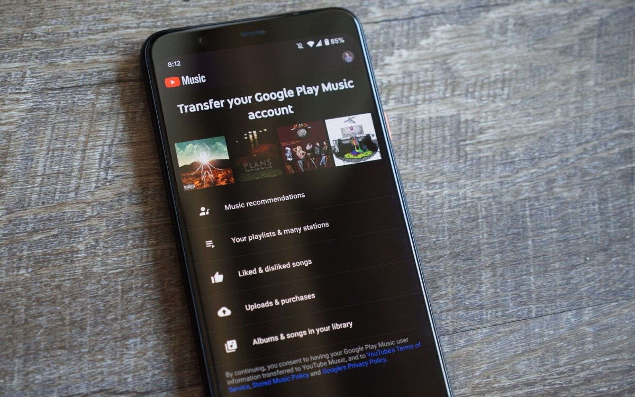 YouTube Music: trasferimenti librerie in ritardo