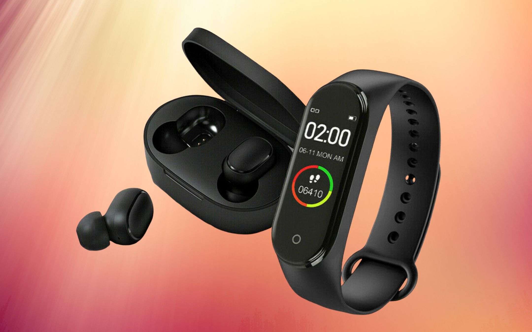 Mi Band 4 + auricolari: combo in sconto su eBay