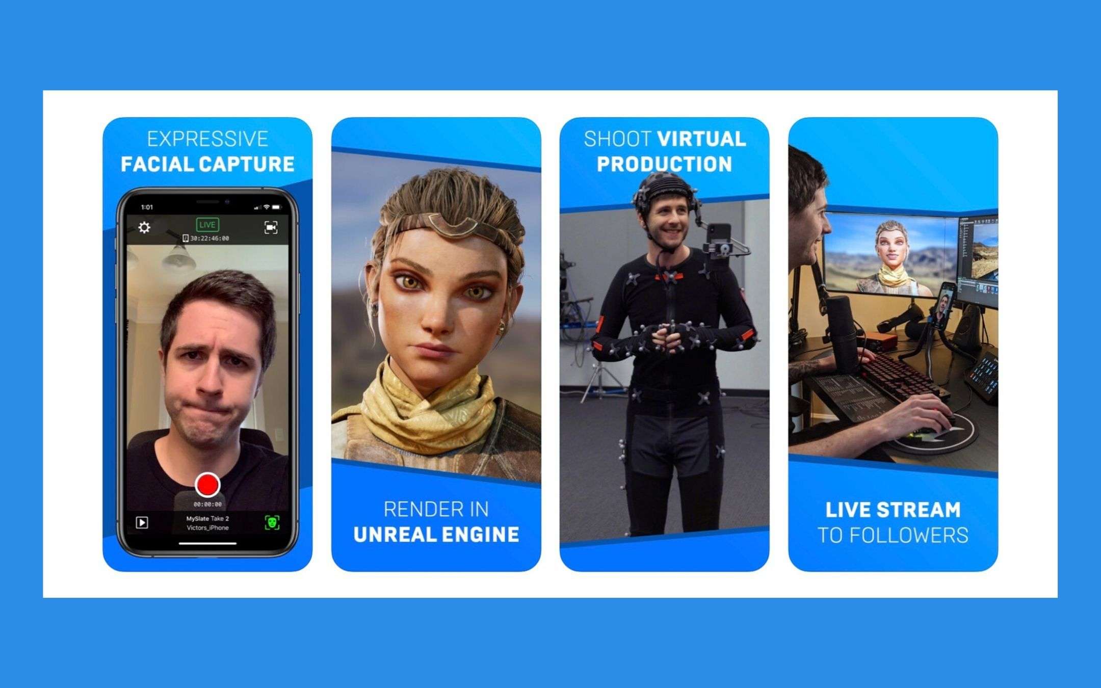 Epic Games: ecco a voi l’app di Live Link Face