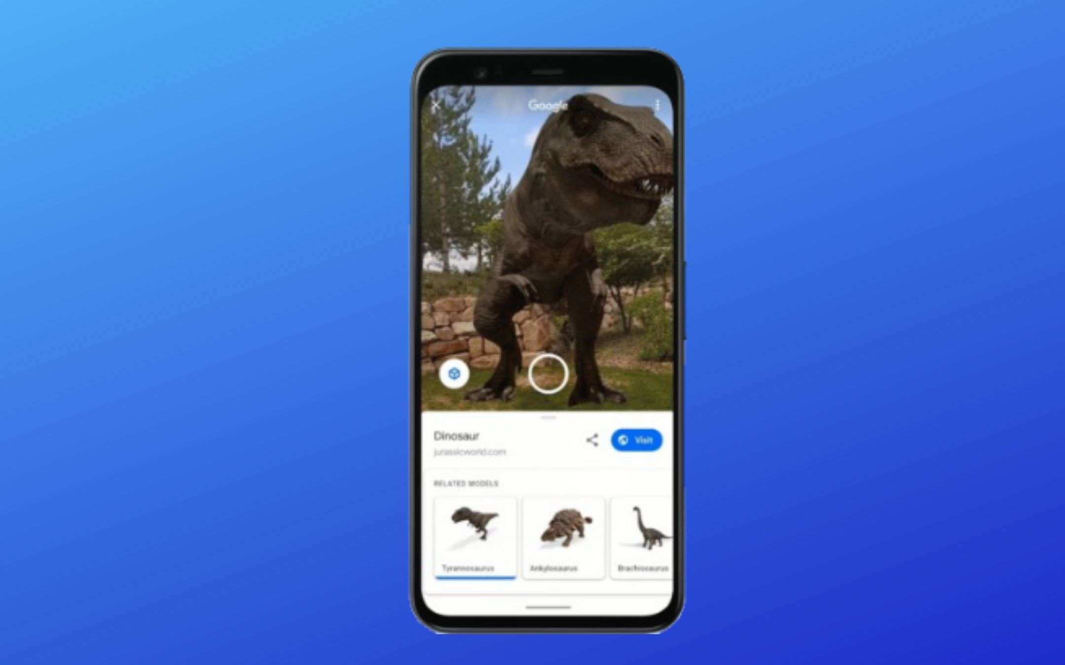 Google Search: arrivano i dinosauri 3D in AR