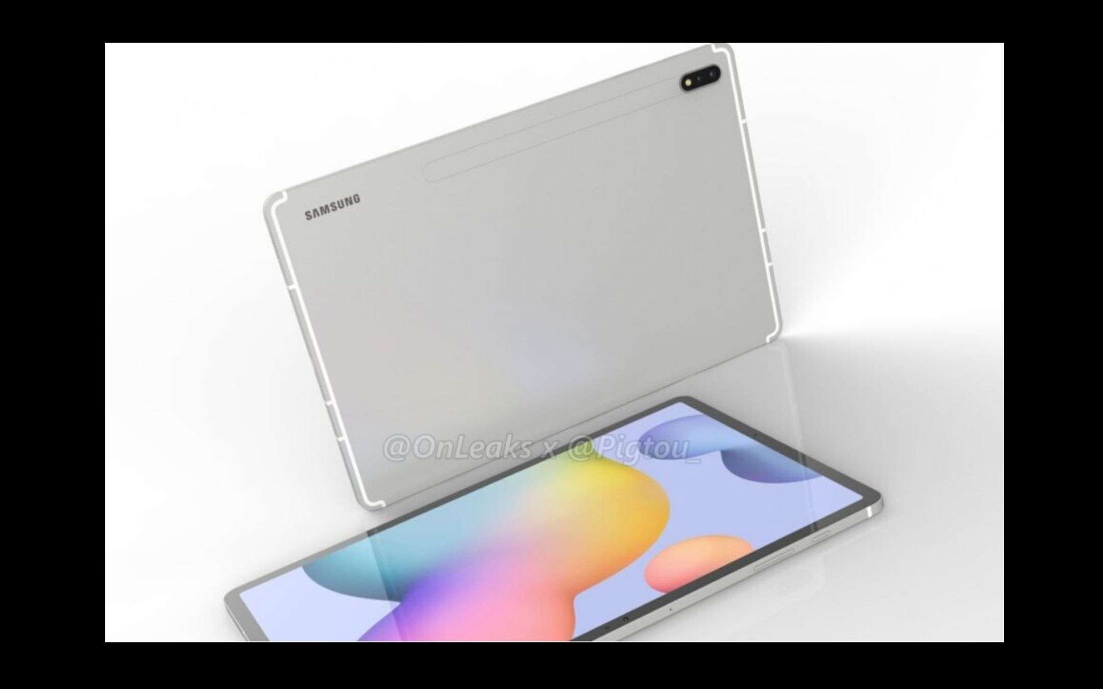 Samsung Galaxy Tab S7: ecco i press render (FOTO)