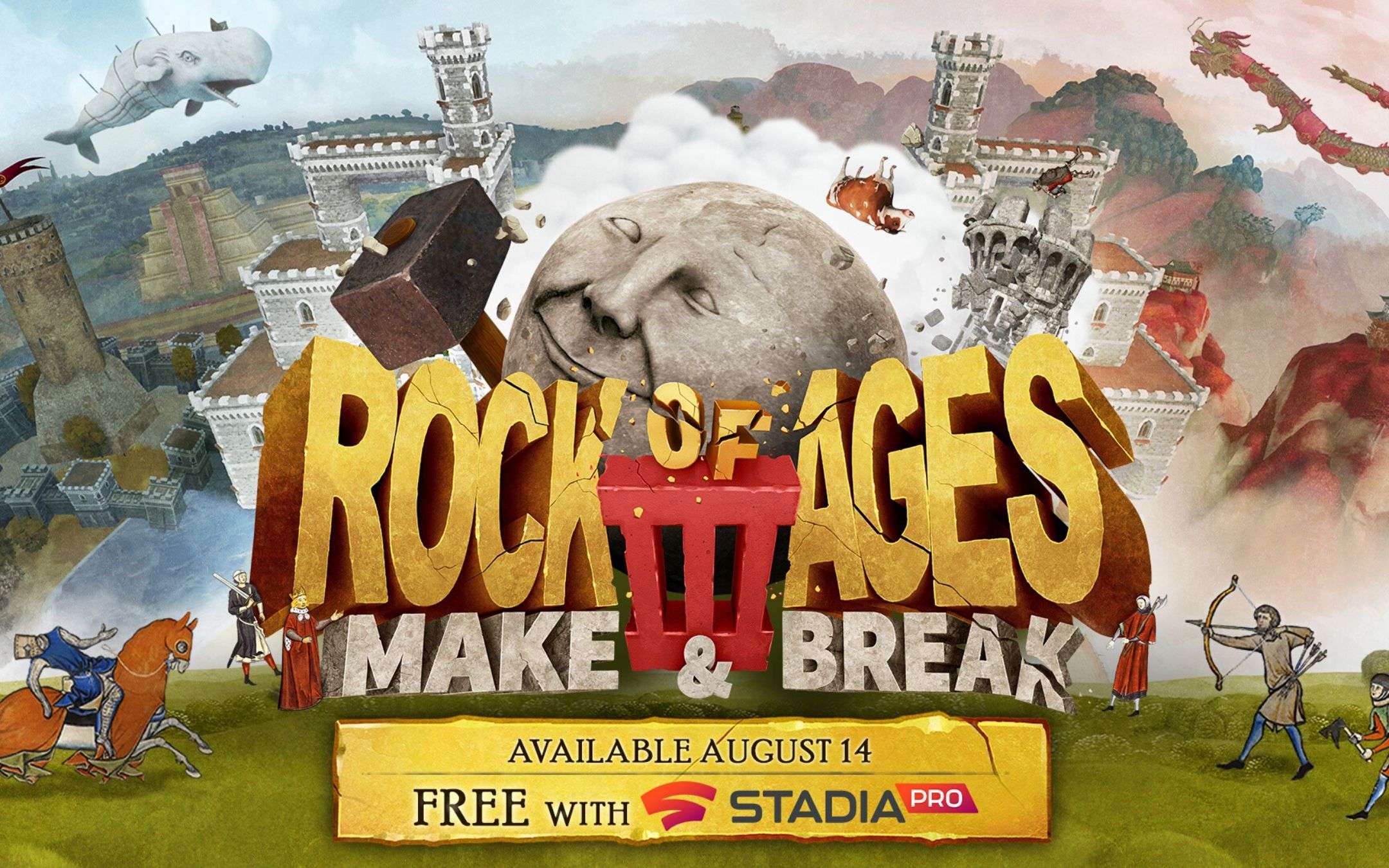 Rock of Age 3 in arrivo su Stadia il 14 agosto