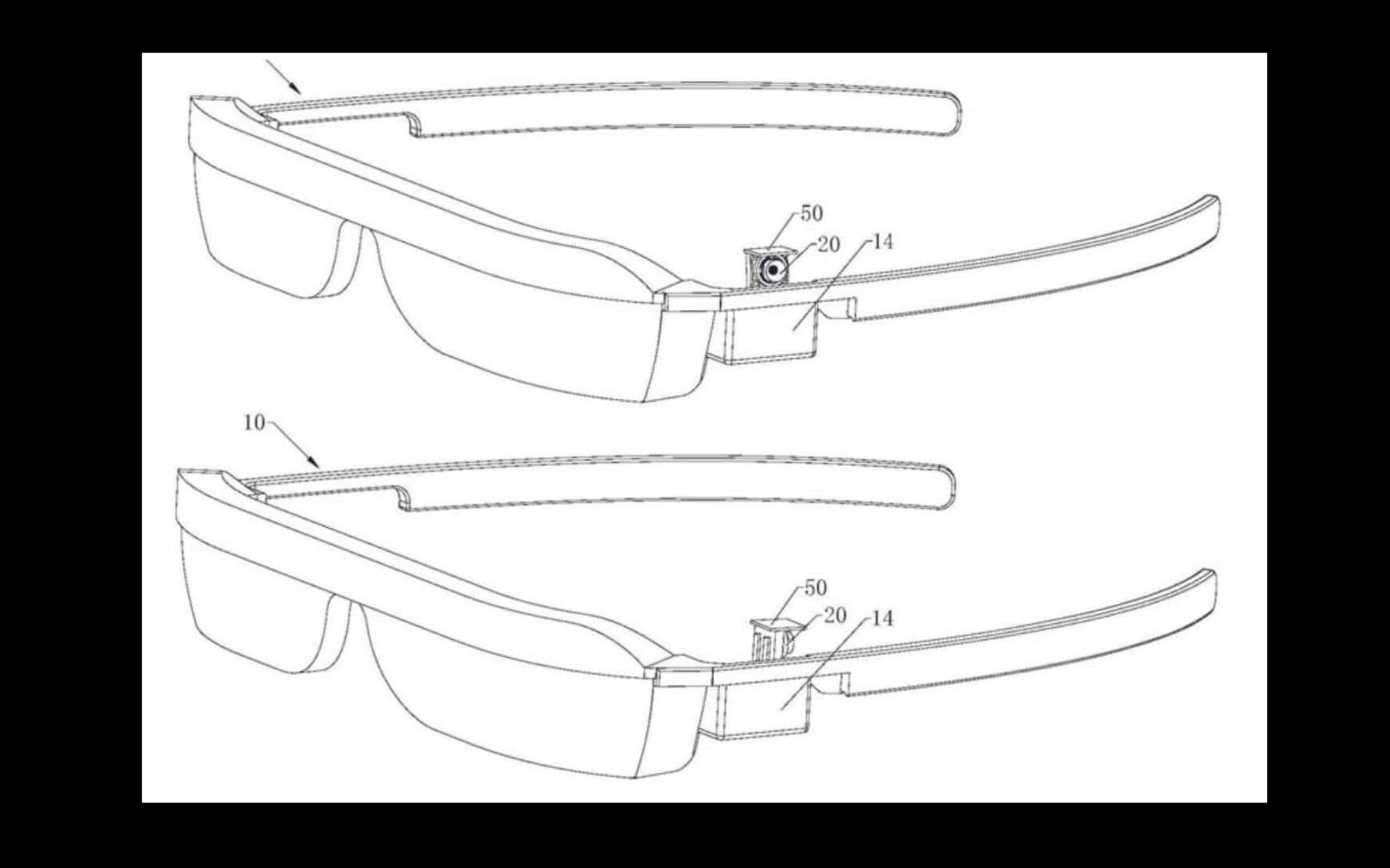 Huawei: smart glasses con fotocamera rotante Huawei: smart glasses con fotocamera rotante