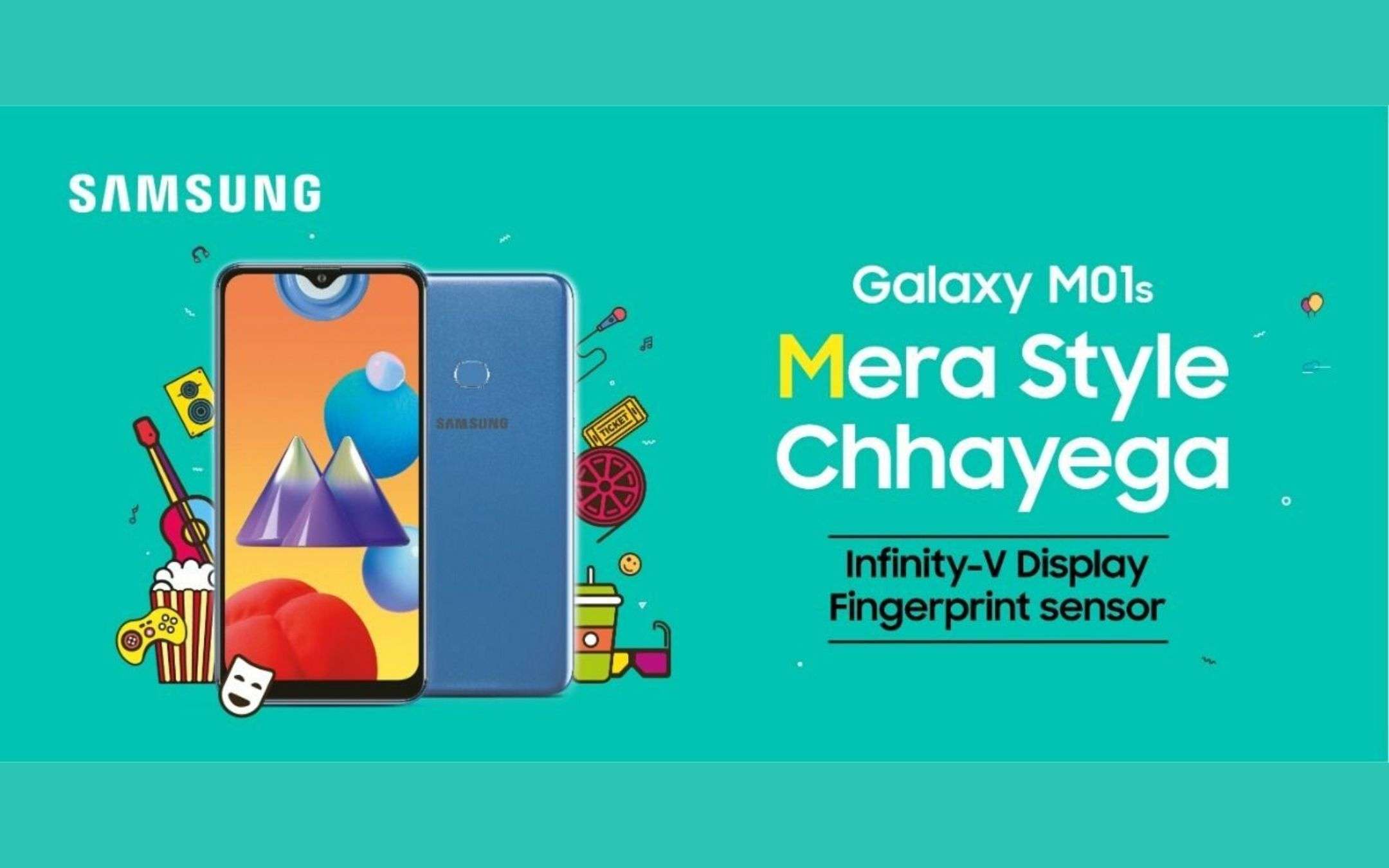 Galaxy M01s: entry-level con batteria da 4000 mAh