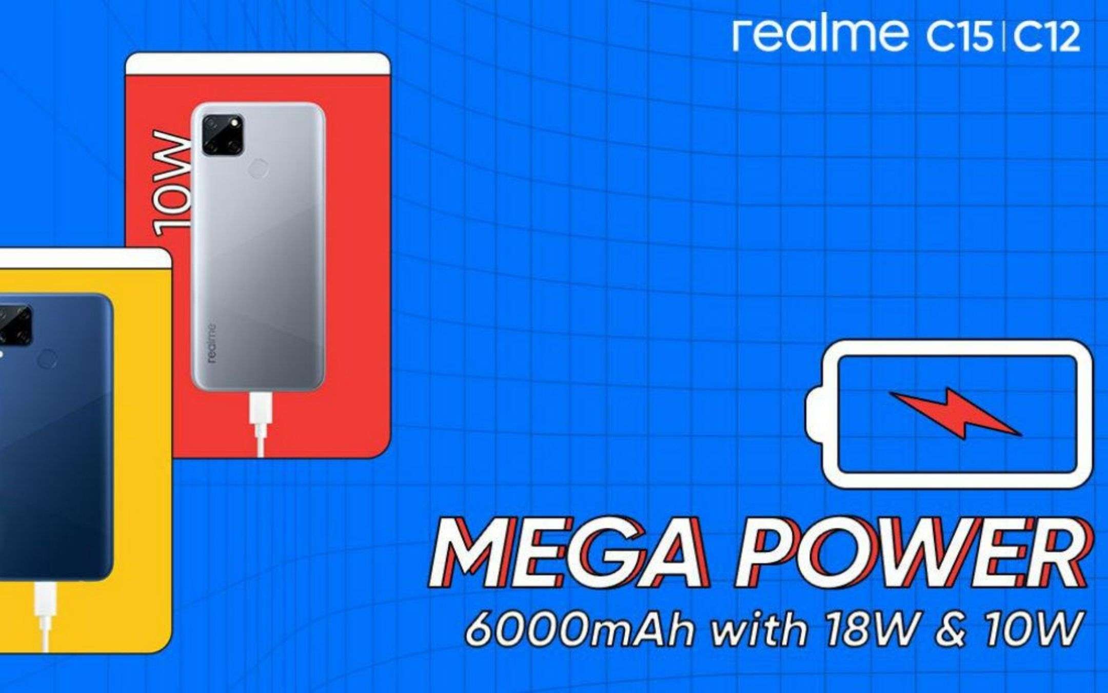 Realme C12 e C15: 6000 mAh a meno di 115 euro