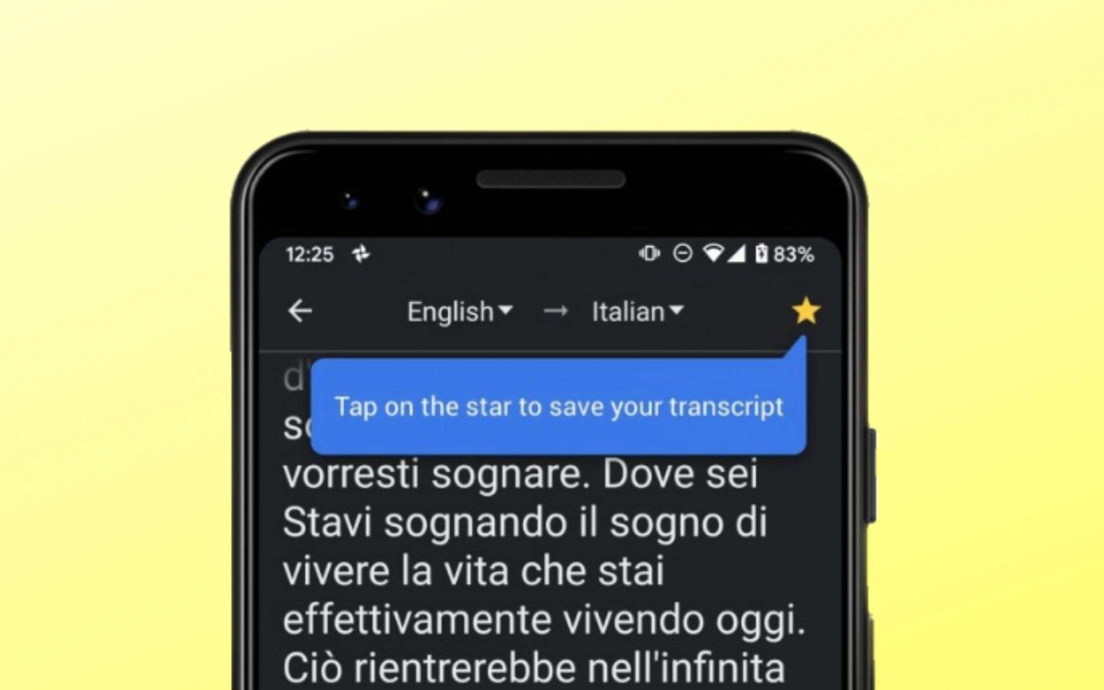 Google Translate: si salveranno le trascrizioni