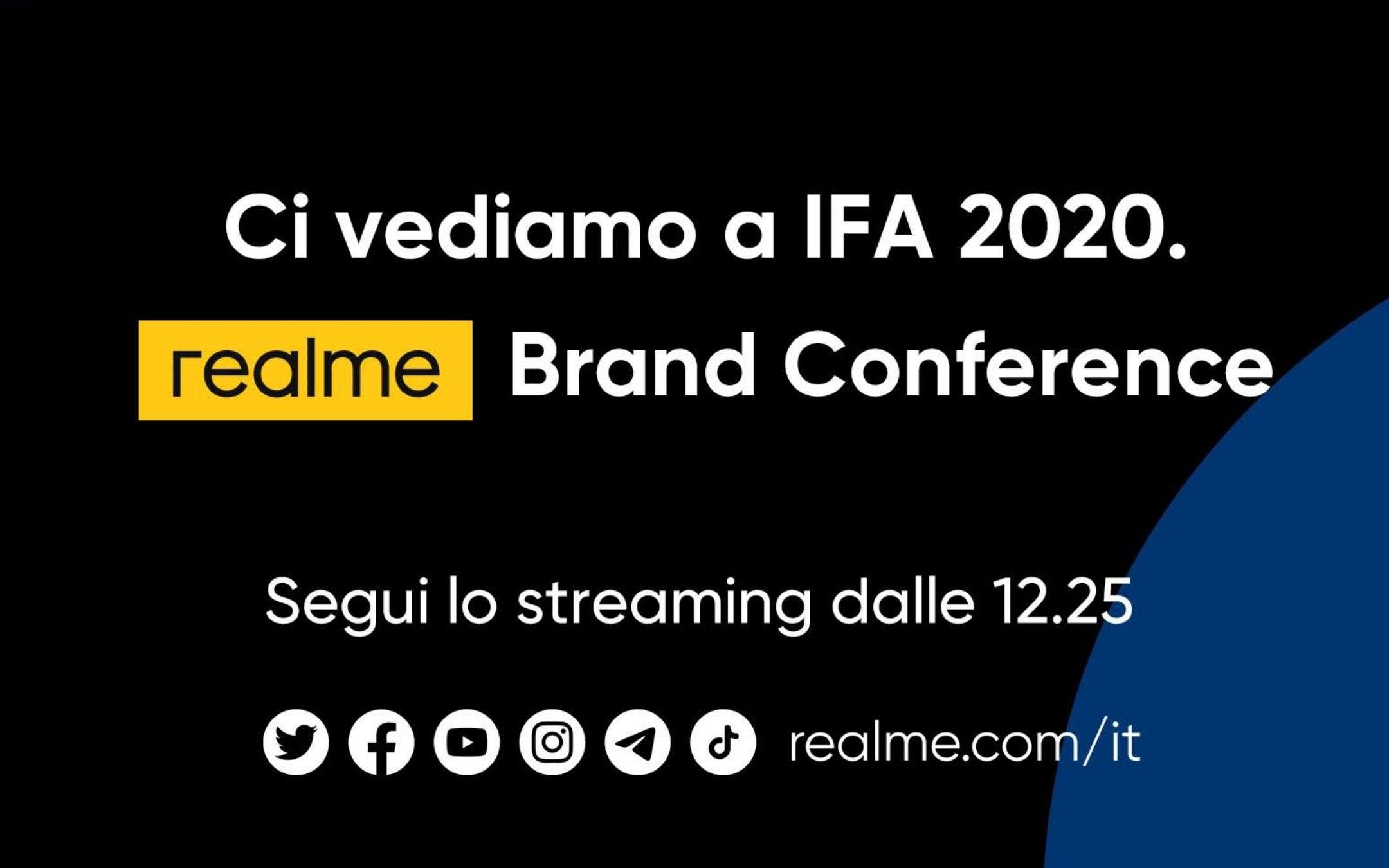 Realme sarà ad IFA 2020: il 4 settembre l’evento
