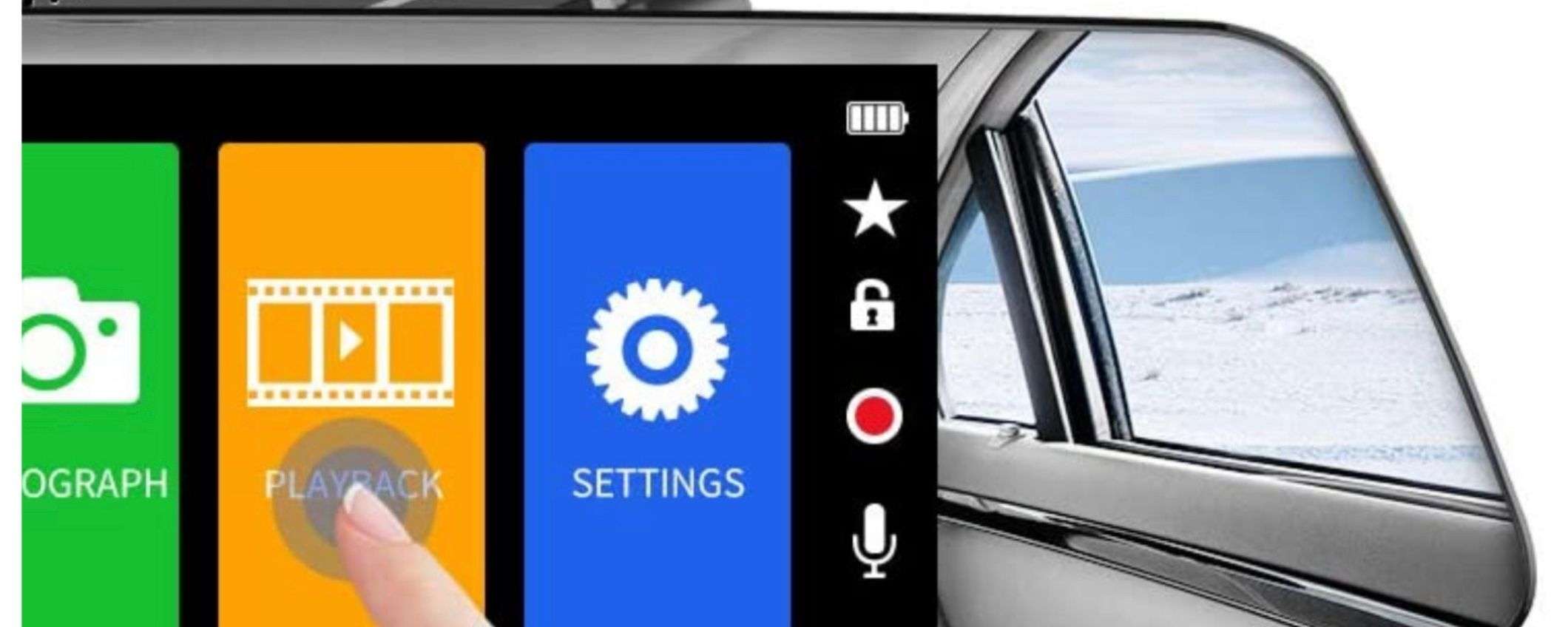 Telecamera per auto in super offerta su Amazon, solo oggi