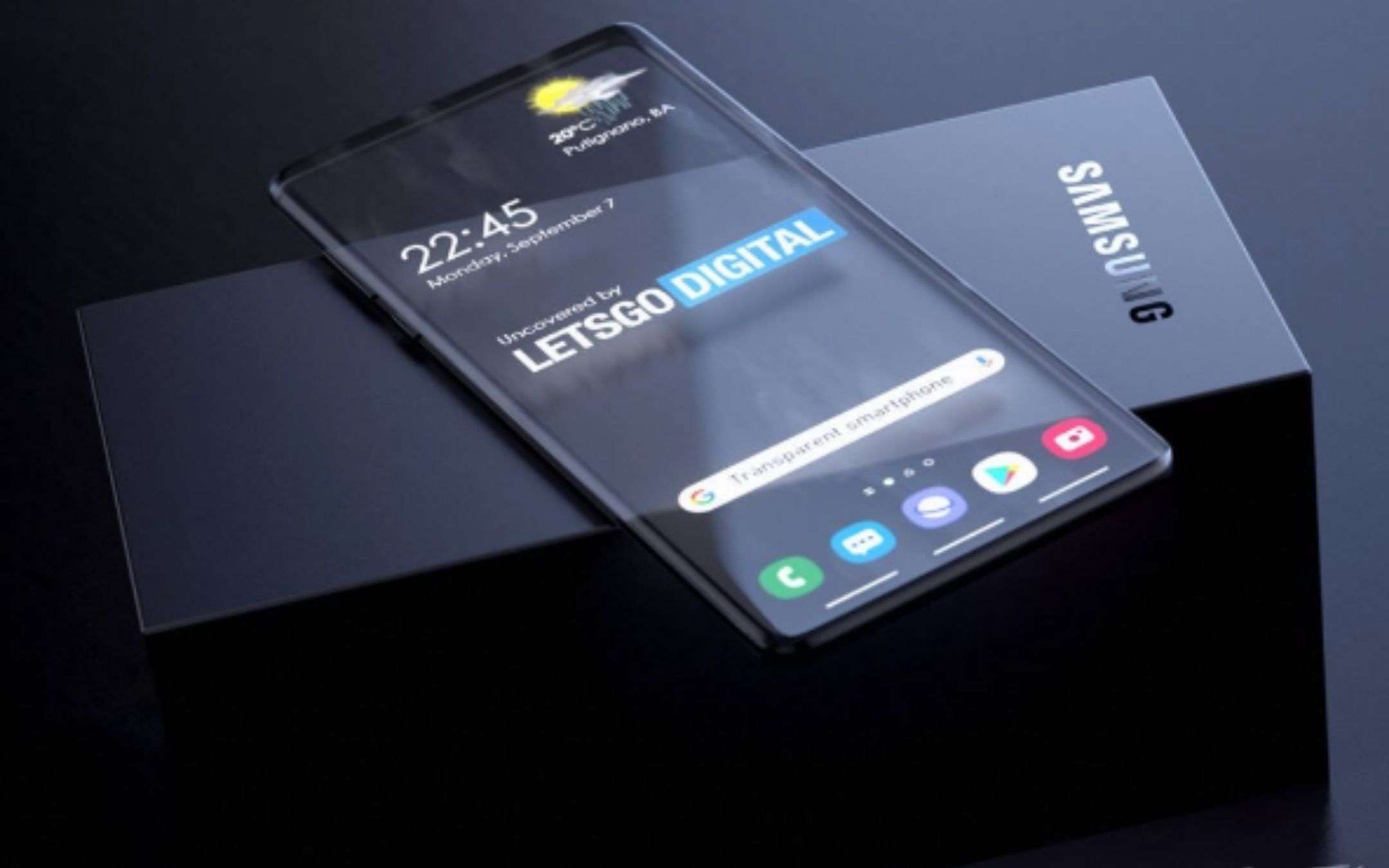 Samsung: in futuro Galaxy con display trasparenti?