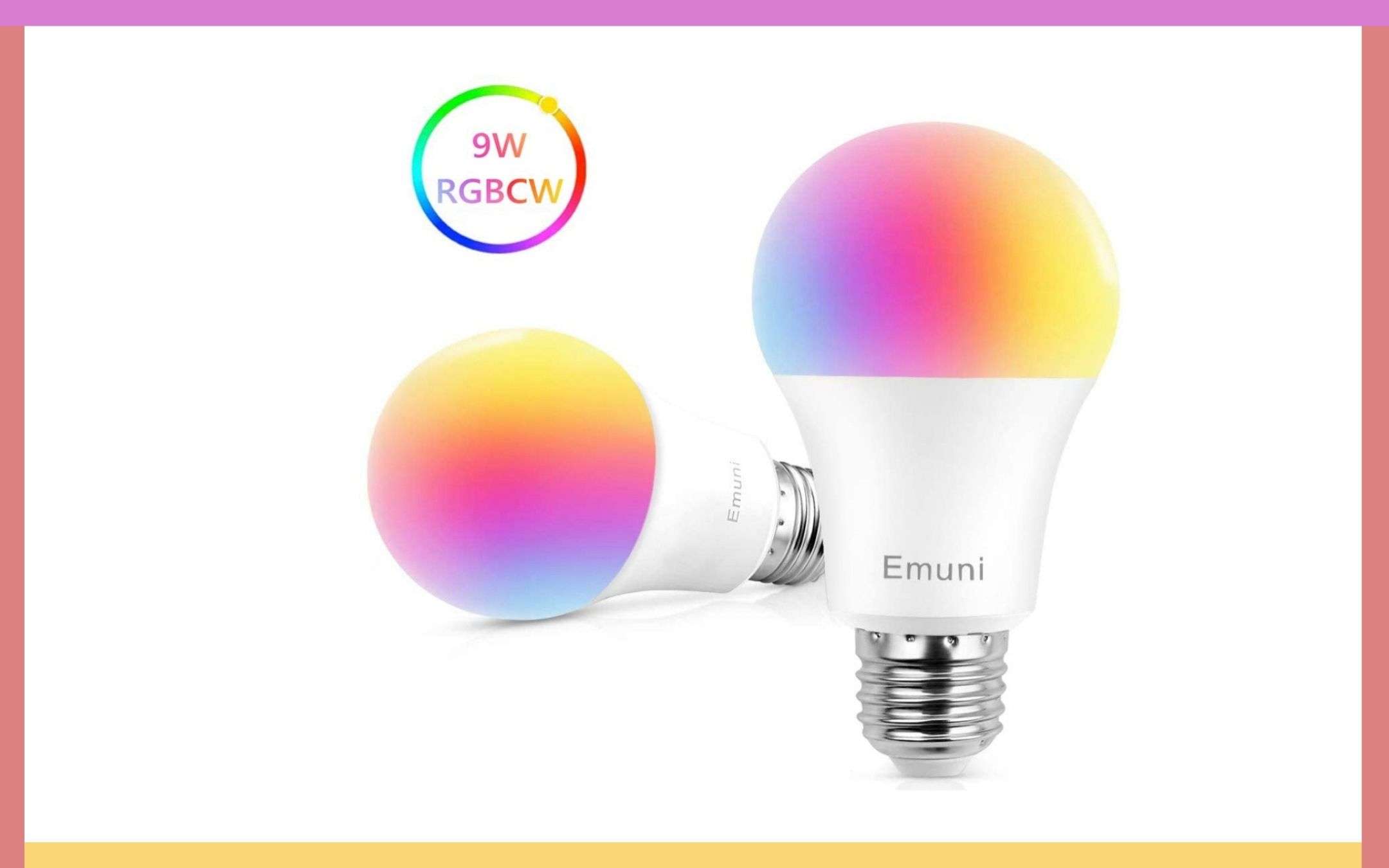 Lampadina Emuni per Alexa con sconto del 17% Lampadina Emuni per Alexa con sconto del 17%