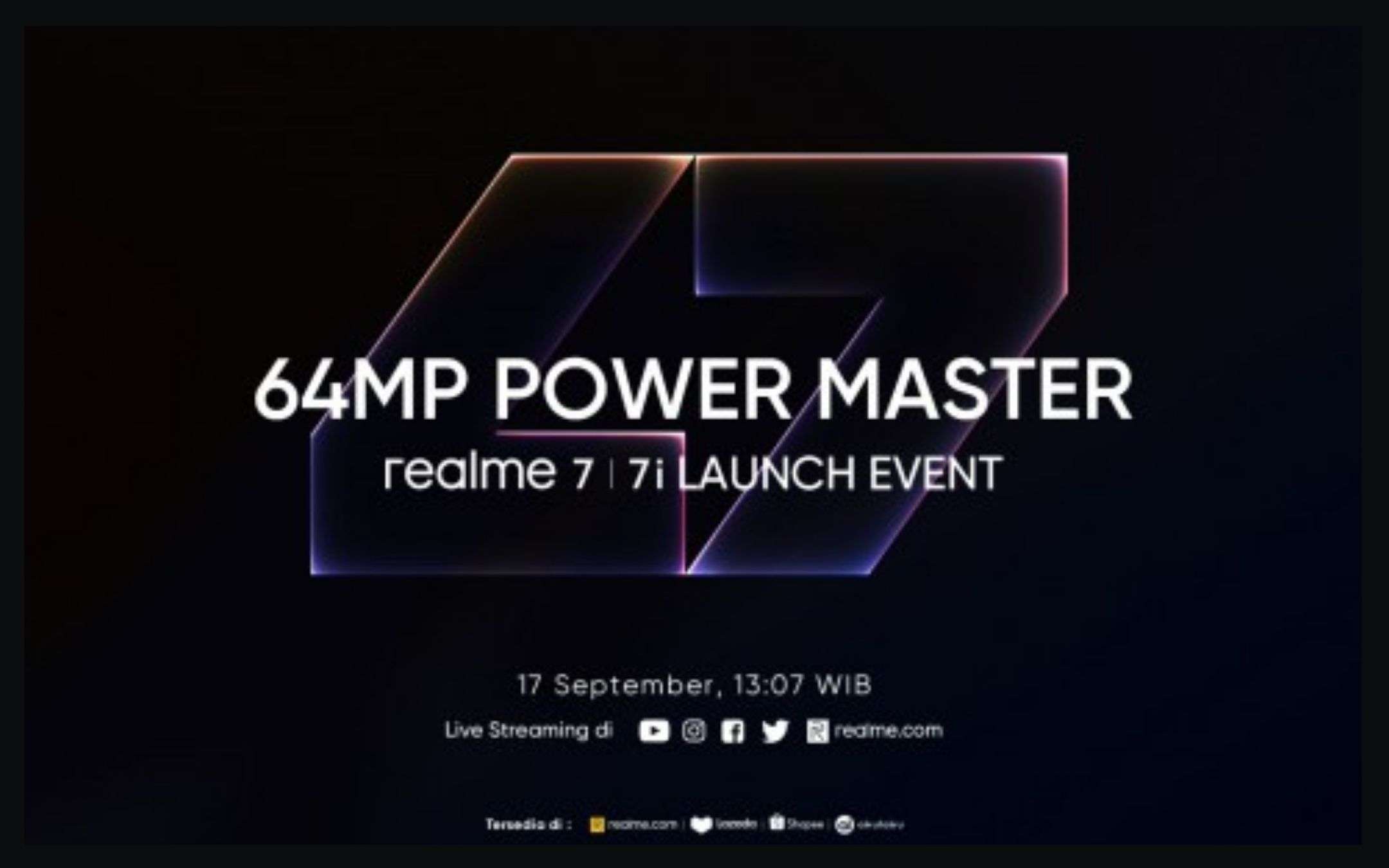 Realme 7i con SD 662 in arrivo il 17 settembre