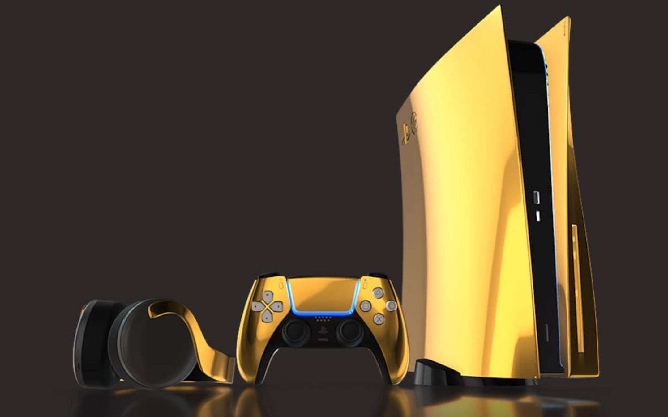 PlayStation 5: la volete in oro 24K? Bene, 8800 €!
