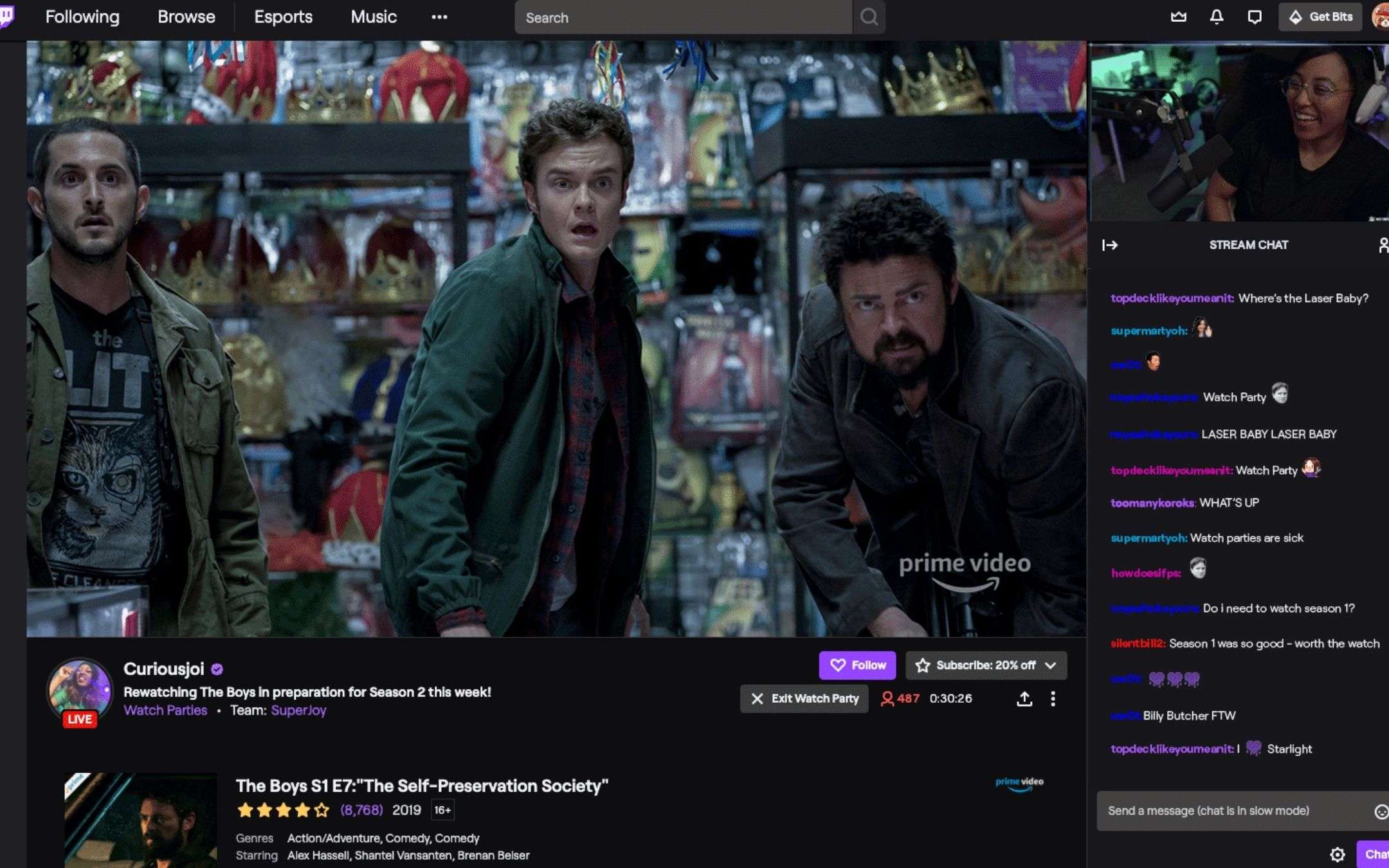 Twitch Watch Parties disponibile in tutto il mondo