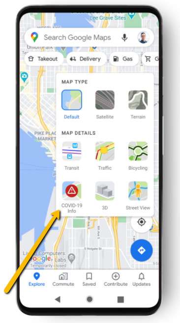Covid-19 su Google Maps: come attivare la mappa