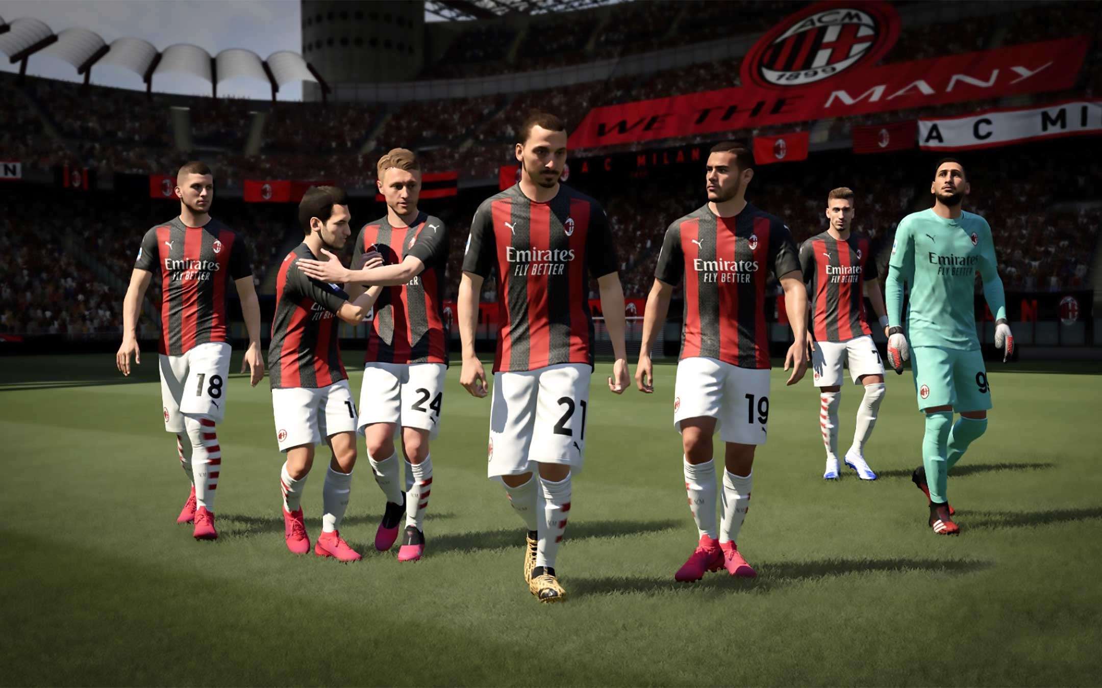 FIFA 21, Serie A: quattro squadre senza licenza