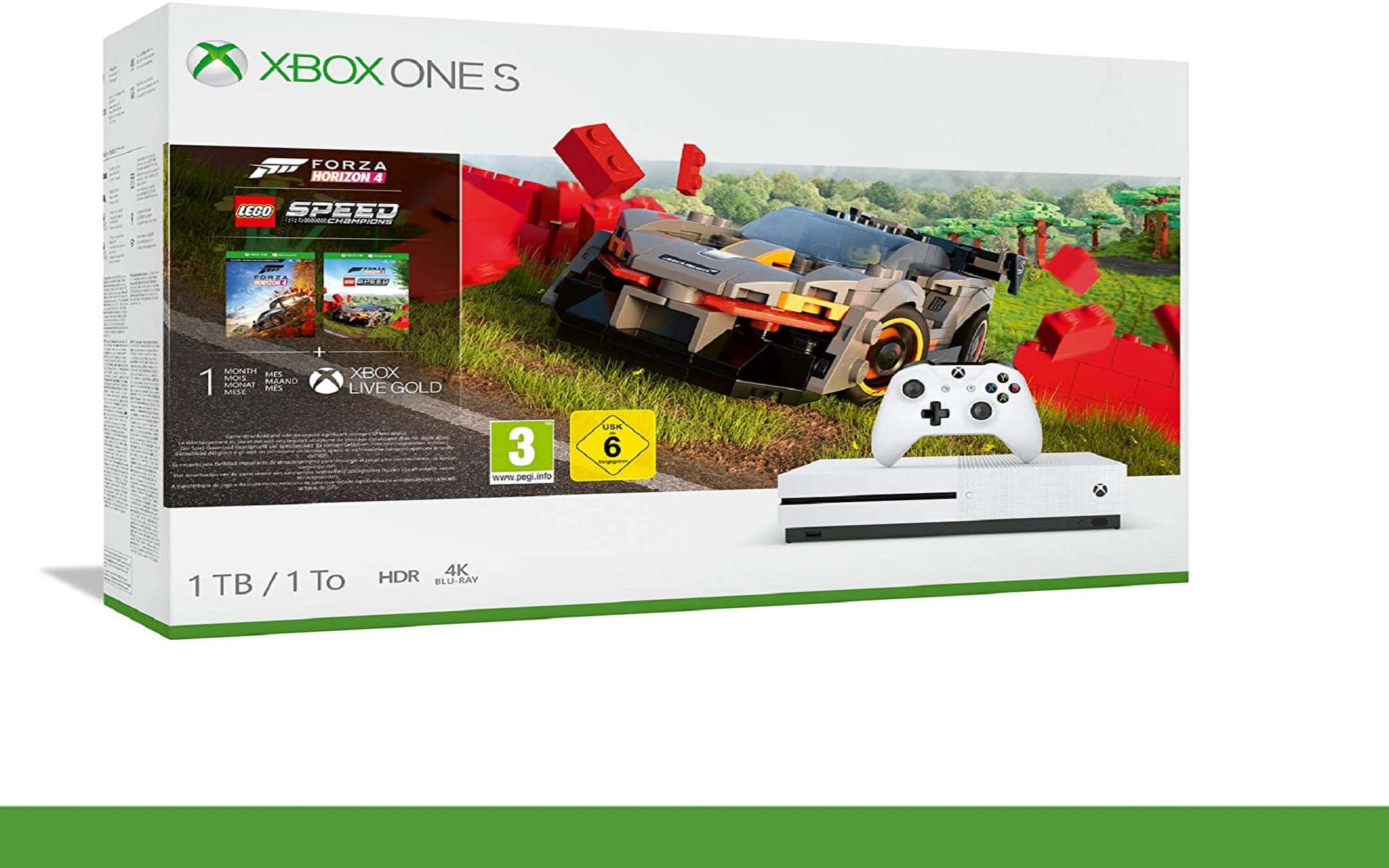 Xbox One S: 71€ di sconto su Amazon
