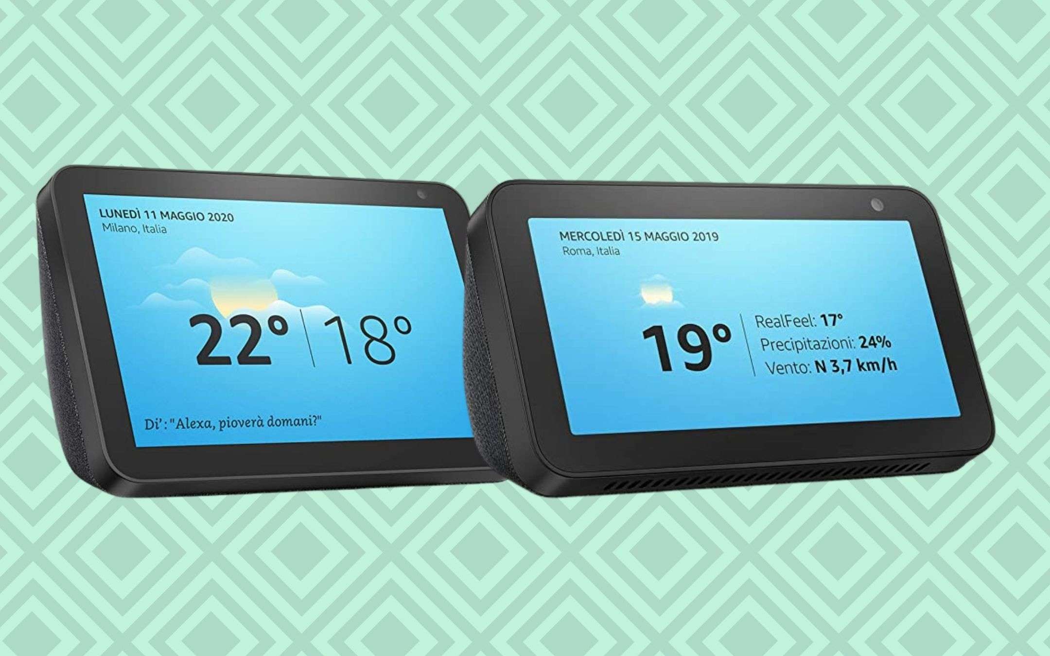 Amazon Echo Show 5 ed 8: primi affari Prime Day Amazon Echo Show 5 ed 8: primi affari Prime Day