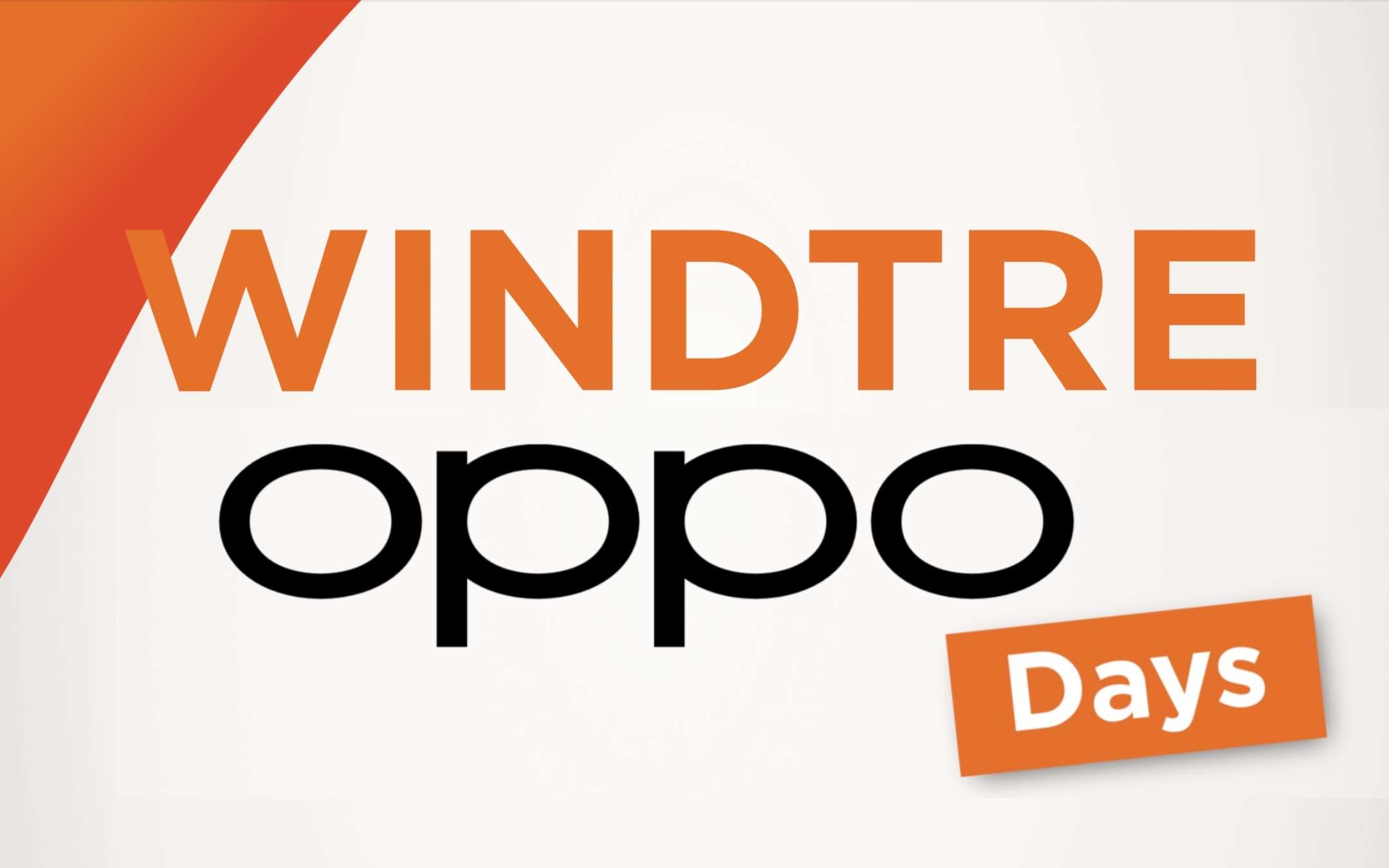 Oppo Days: sconti fino a 130€ con WINDTRE