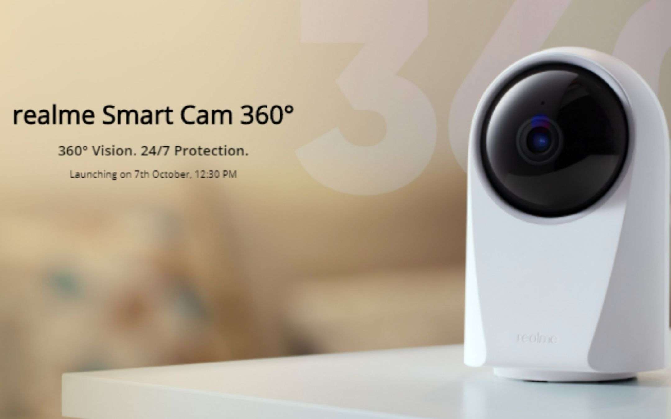Realme Smart Cam 360° in arrivo il 7 ottobre