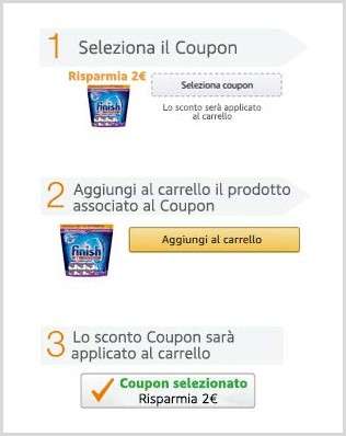 Coupon su Amazon