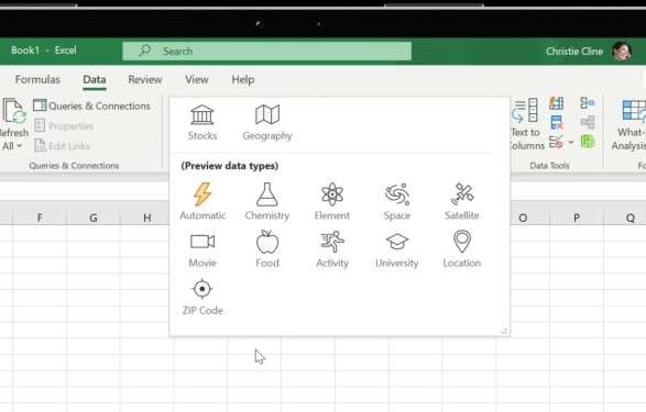 Dataset su Excel