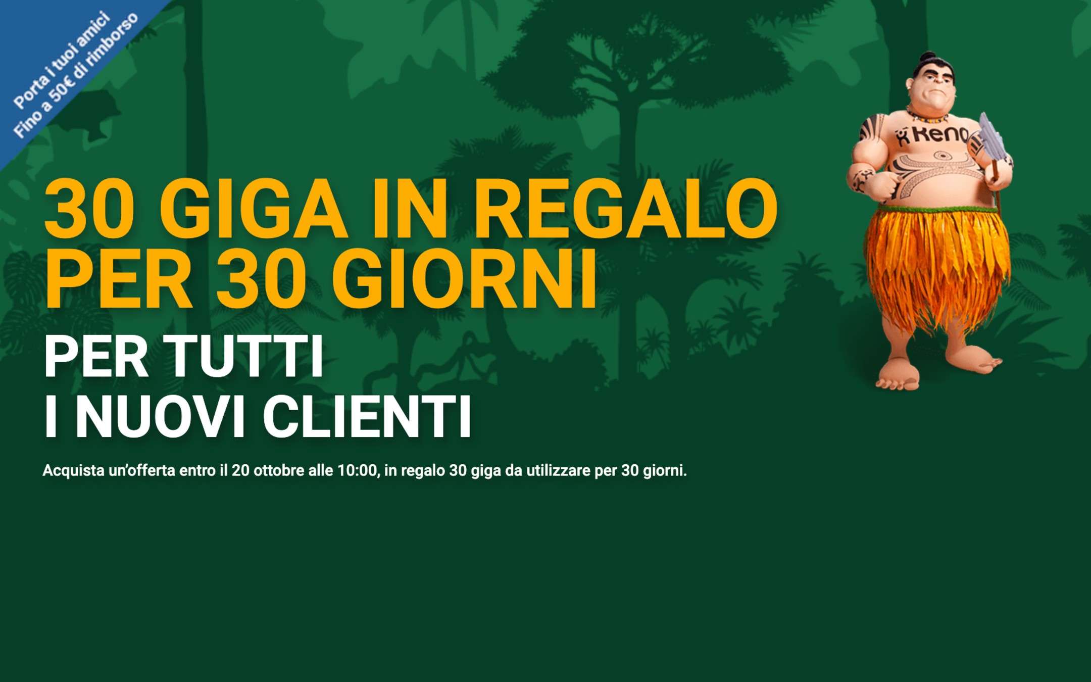 Kena Mobile: 30GB per 1 mese ai nuovi clienti