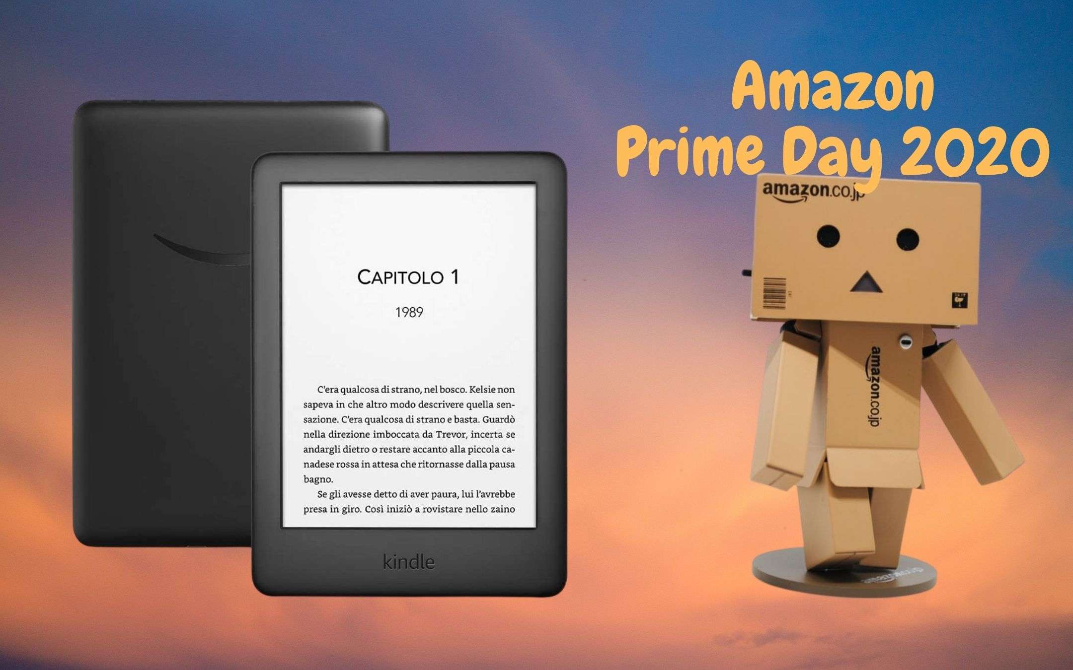 Kindle con luce solo 54€ per l'Amazon Prime Day!