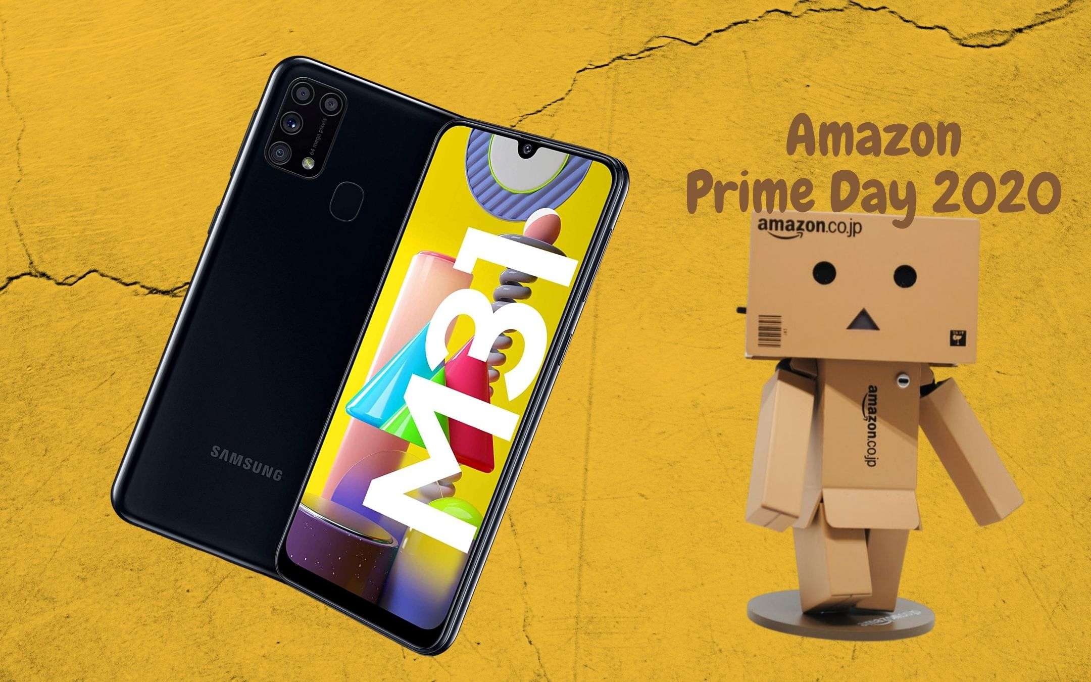 Samsung Galaxy M31: 50€ in meno, affari Prime Day