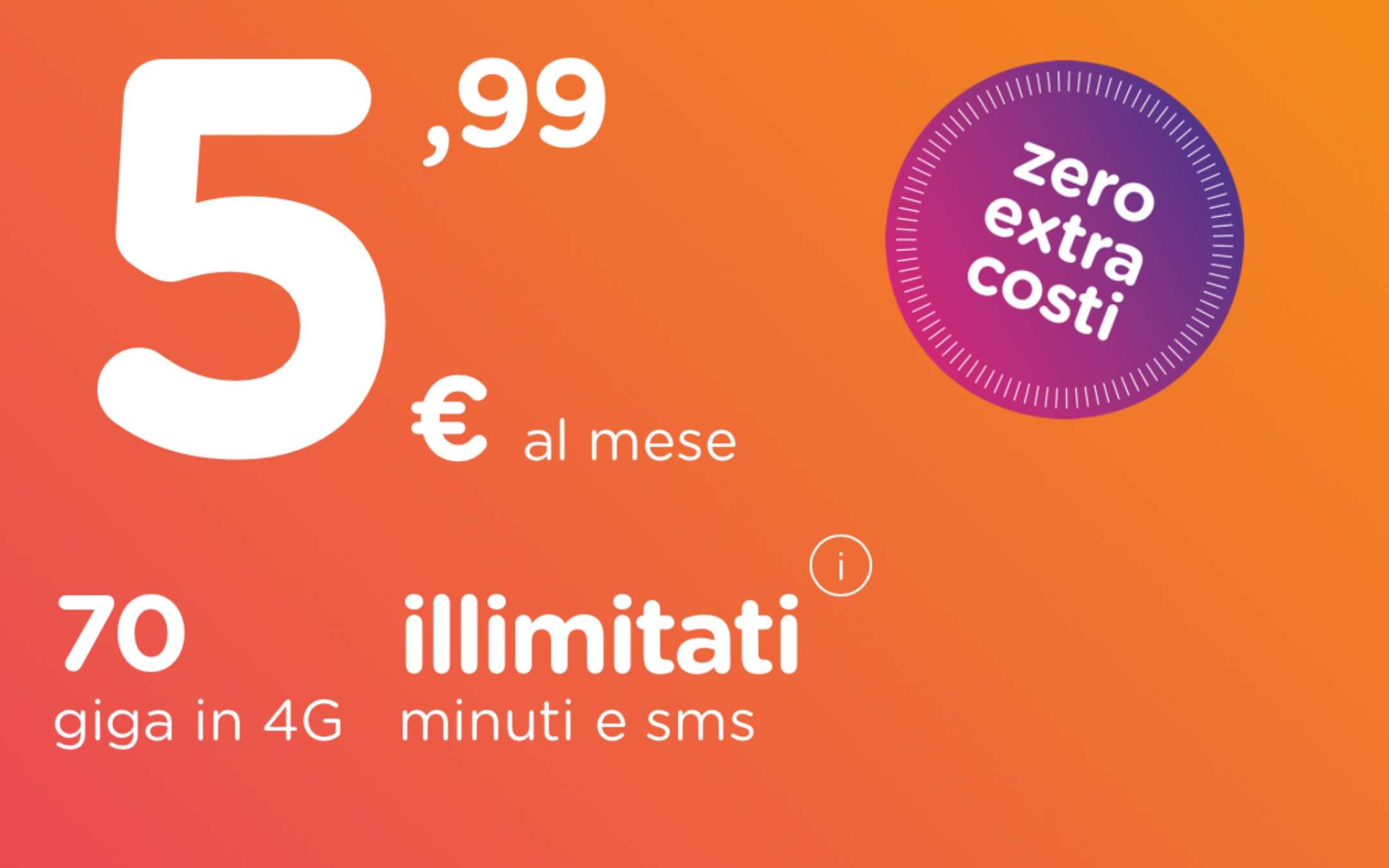 HoMobile: promo bomba a meno di 6€ al mese