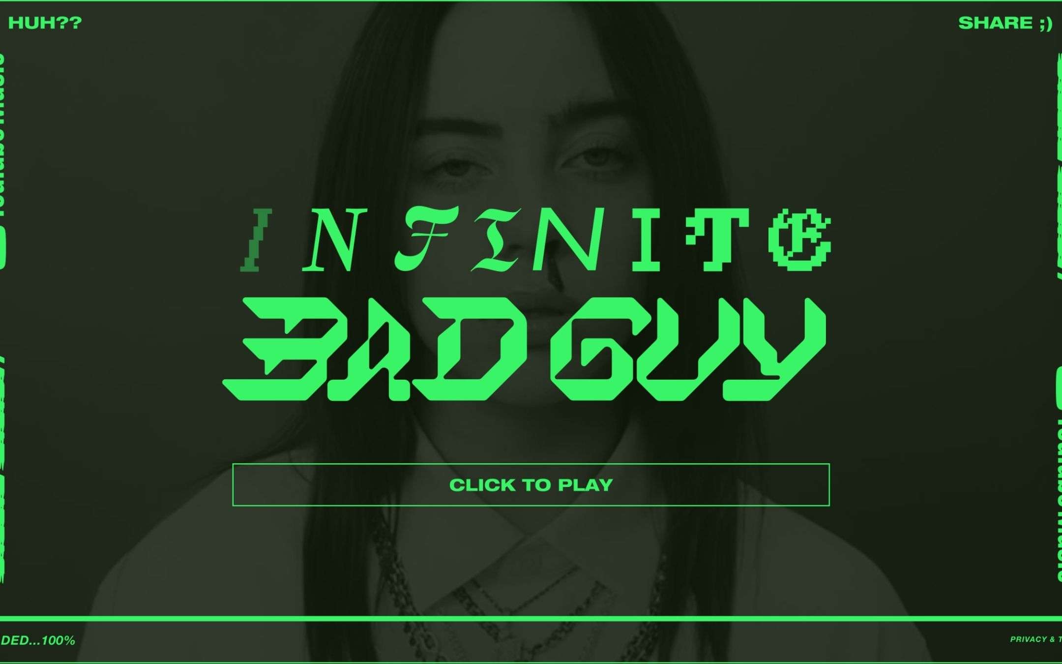 Infinite Bad Guy: il primo video infinito al mondo Infinite Bad Guy: il primo video infinito al mondo