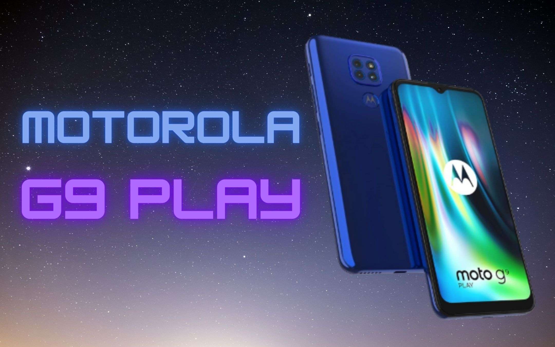 Motorola G9 Play su Amazon con uno sconto di 80€