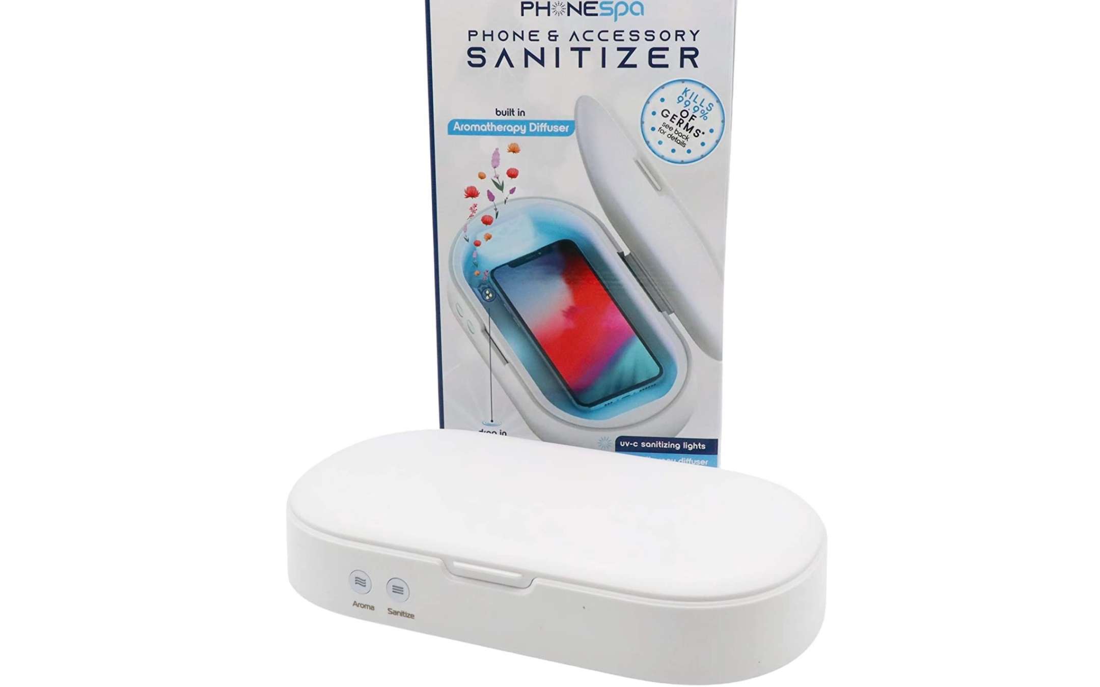 Sterilizzatore smartphone e oggetti con profumatore in offerta!
