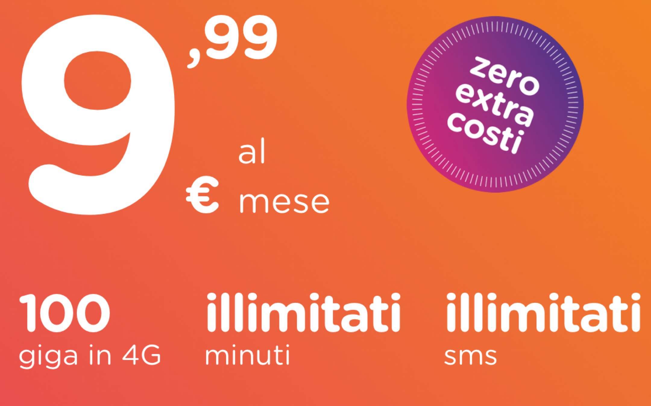 HoMobile: nuova promo con 100GB a 9,99€ al mese