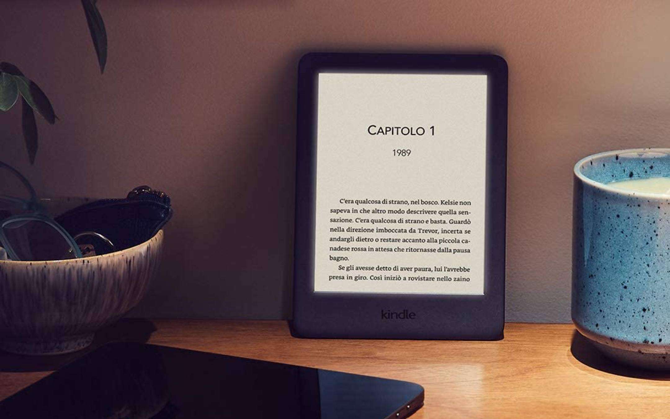 Kindle con luce a 59€ con il Black Friday 2020