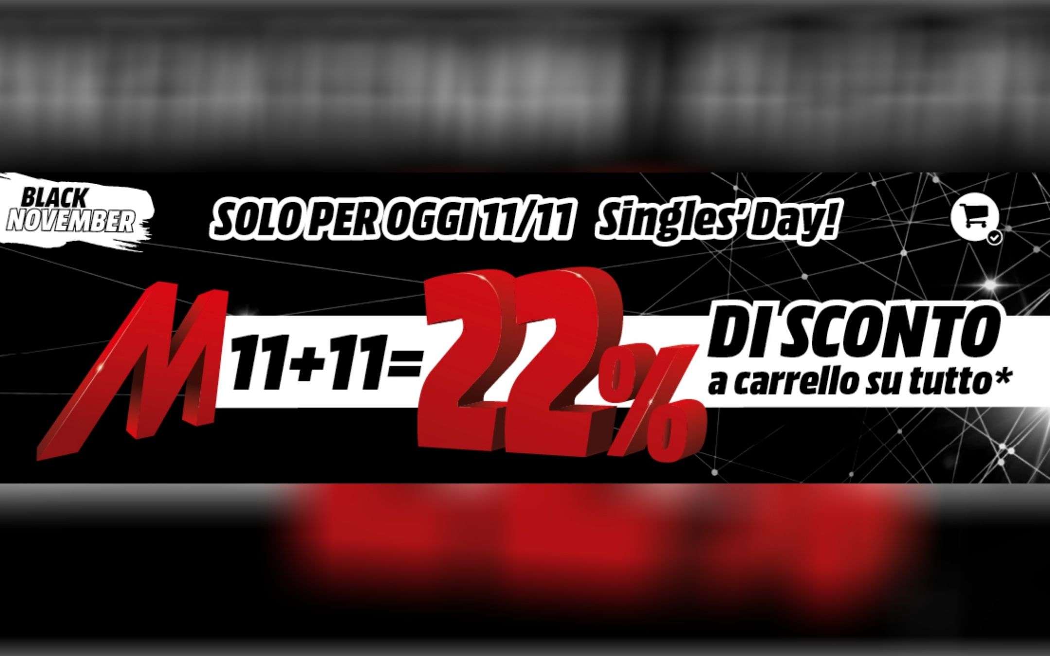 Mediaworld: sconto 22% su tanti prodotti, per poco! Mediaworld: sconto 22% su tanti prodotti, per poco!