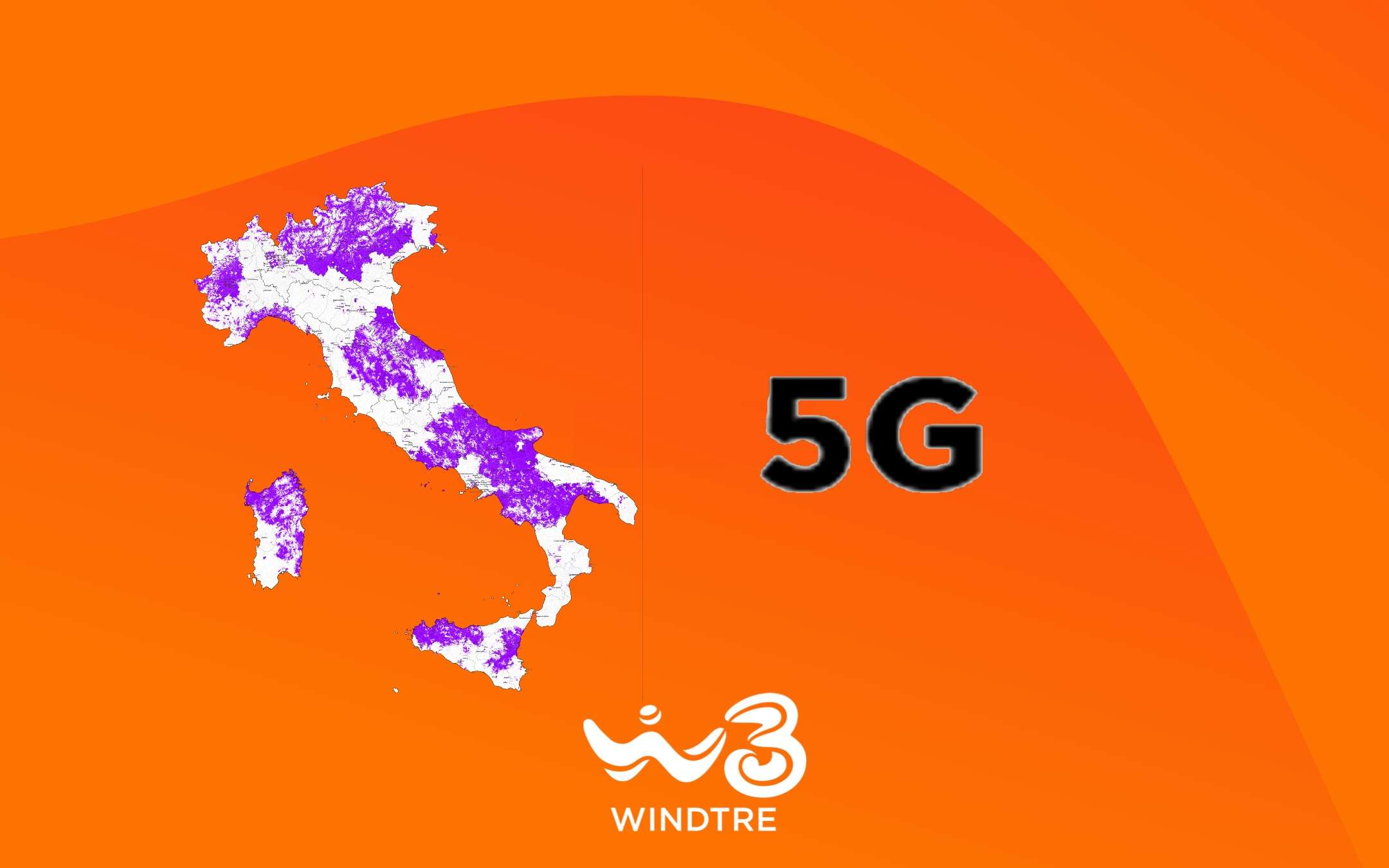 WINDTRE: 5G in 70 comuni italiani entro il 2021