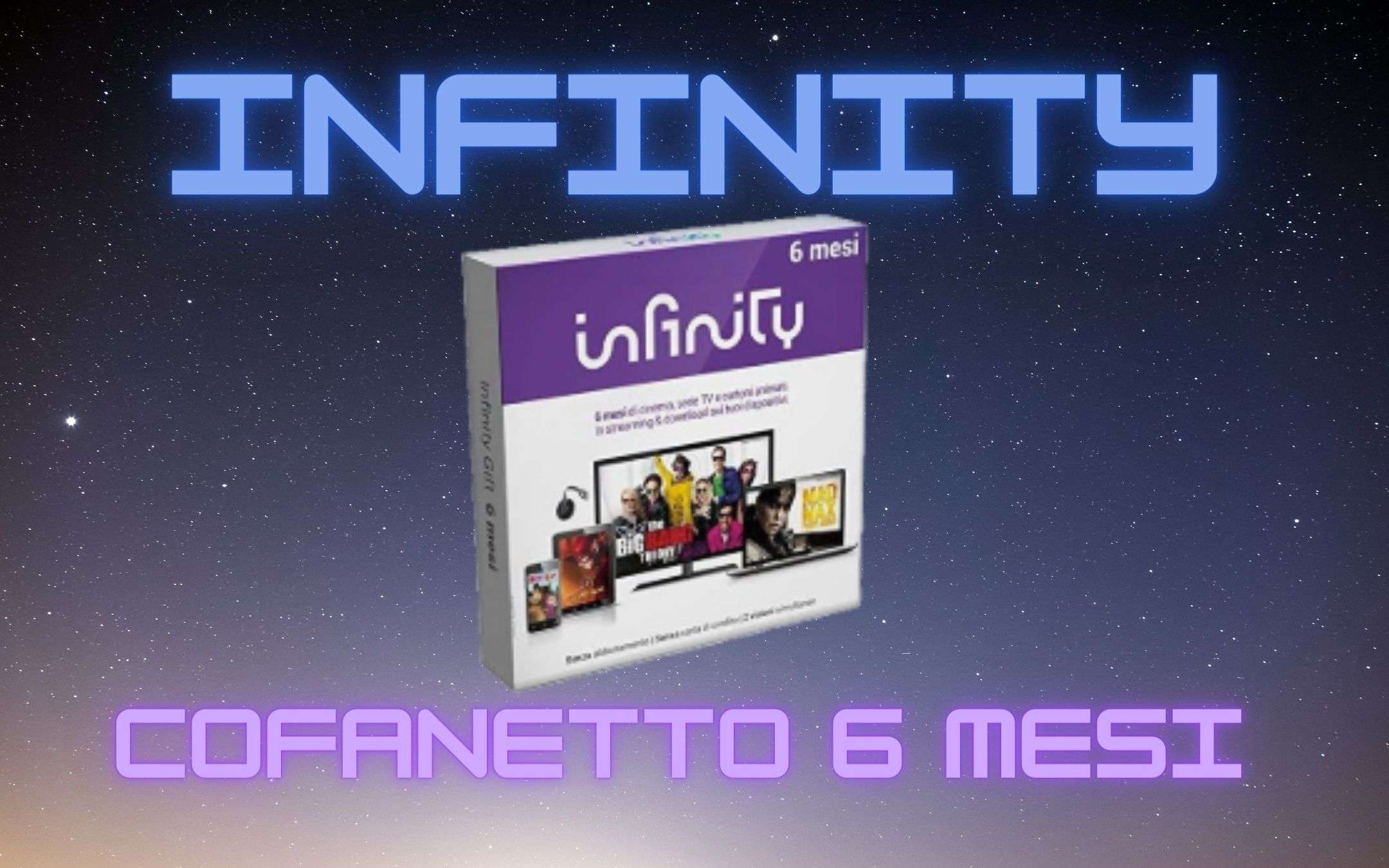Cofanetto Infinity: intrattenimento senza limiti Cofanetto Infinity: intrattenimento senza limiti