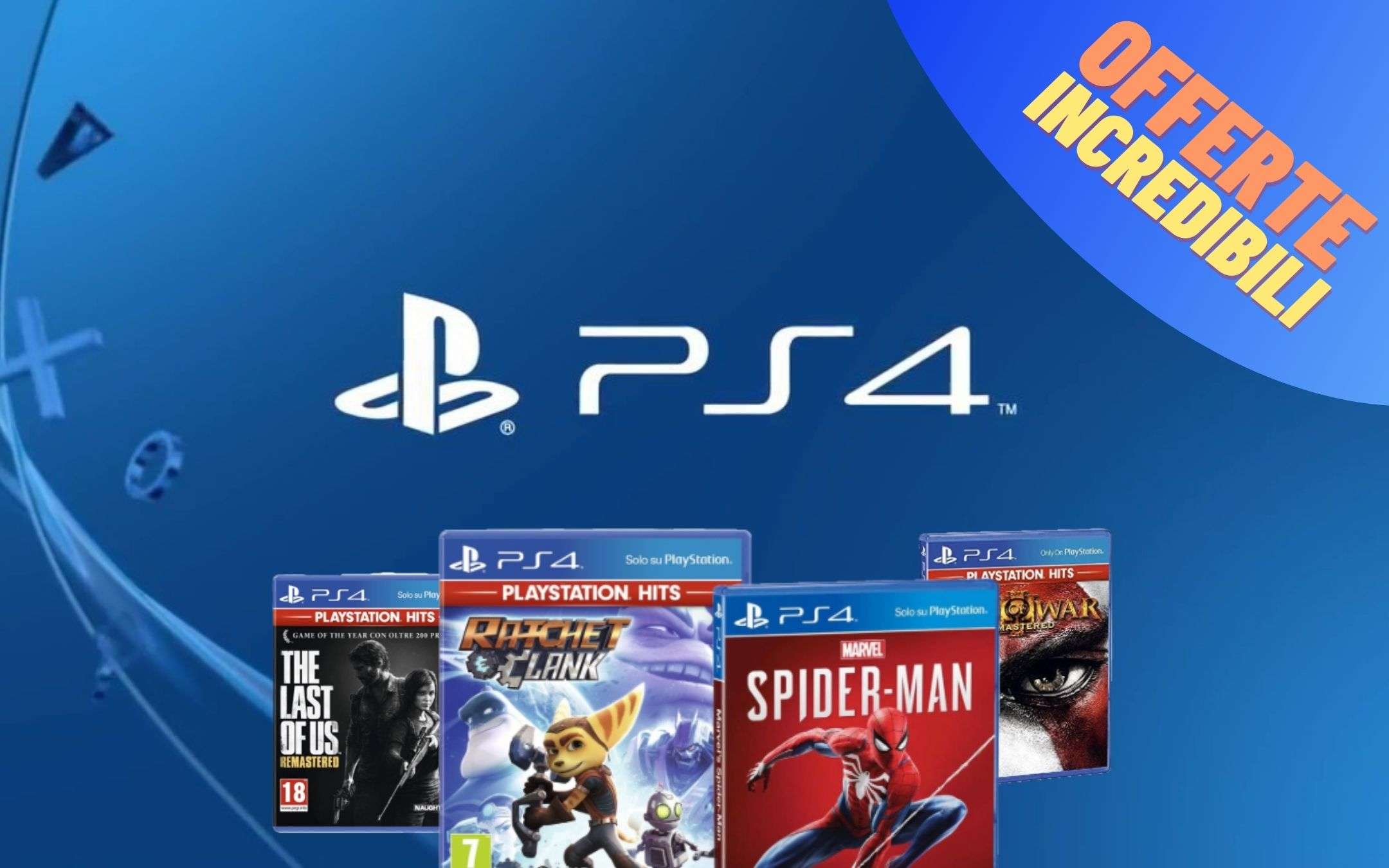 Offerte incredibili su TANTISSIMI giochi PS4!