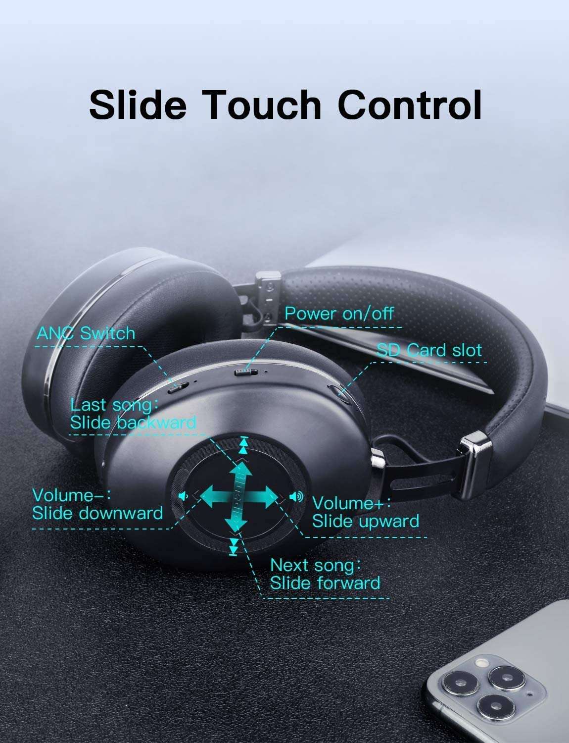 cuffie bluetooth con ANC