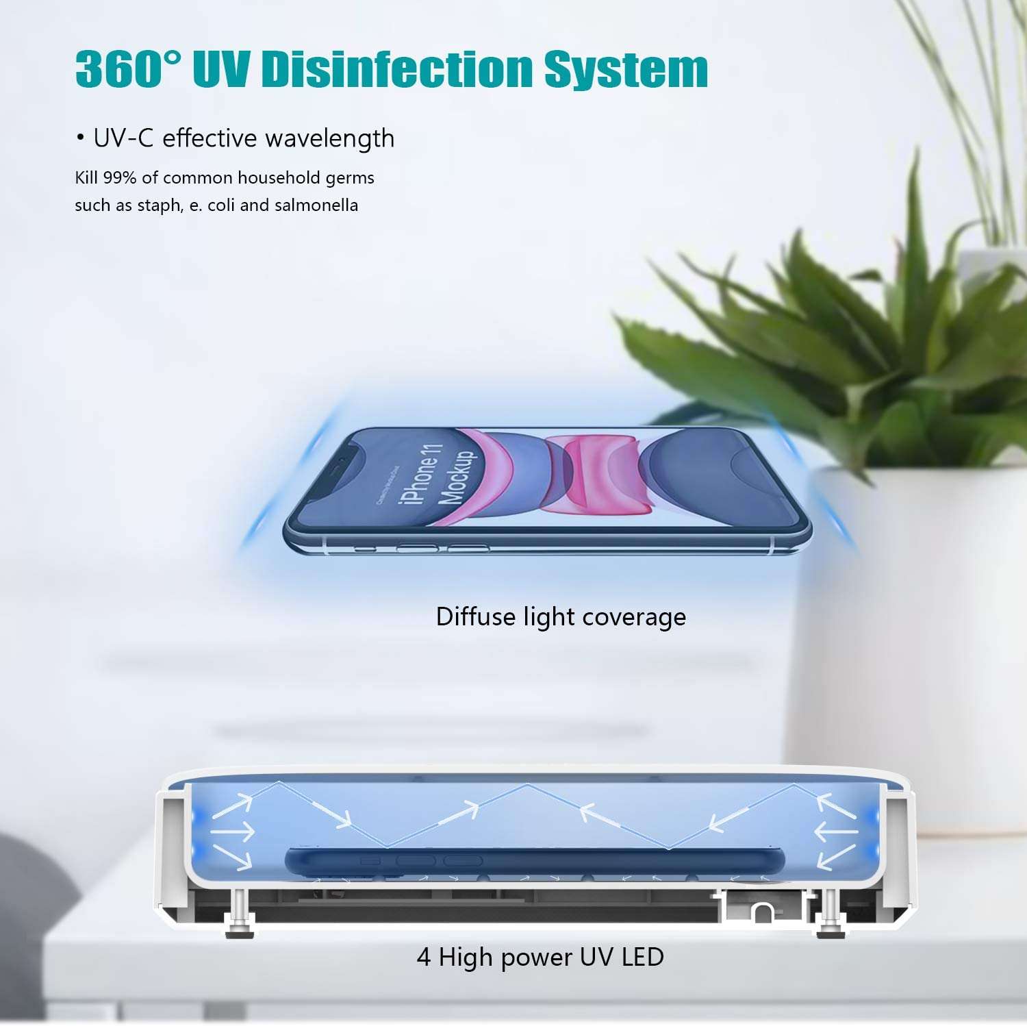 sterilizzatore uv smartphone