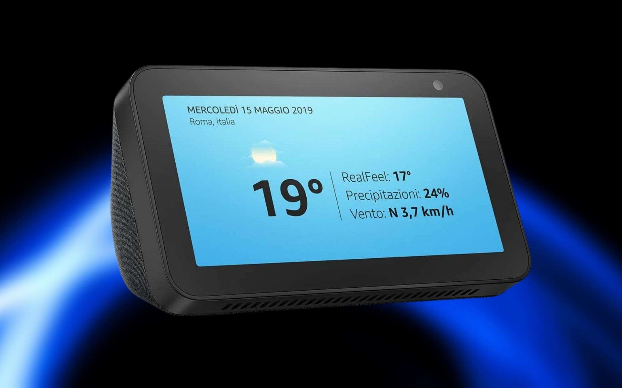 Amazon Echo Show 5: sconto 50%, magia di fine anno! Amazon Echo Show 5: sconto 50%, magia di fine anno!