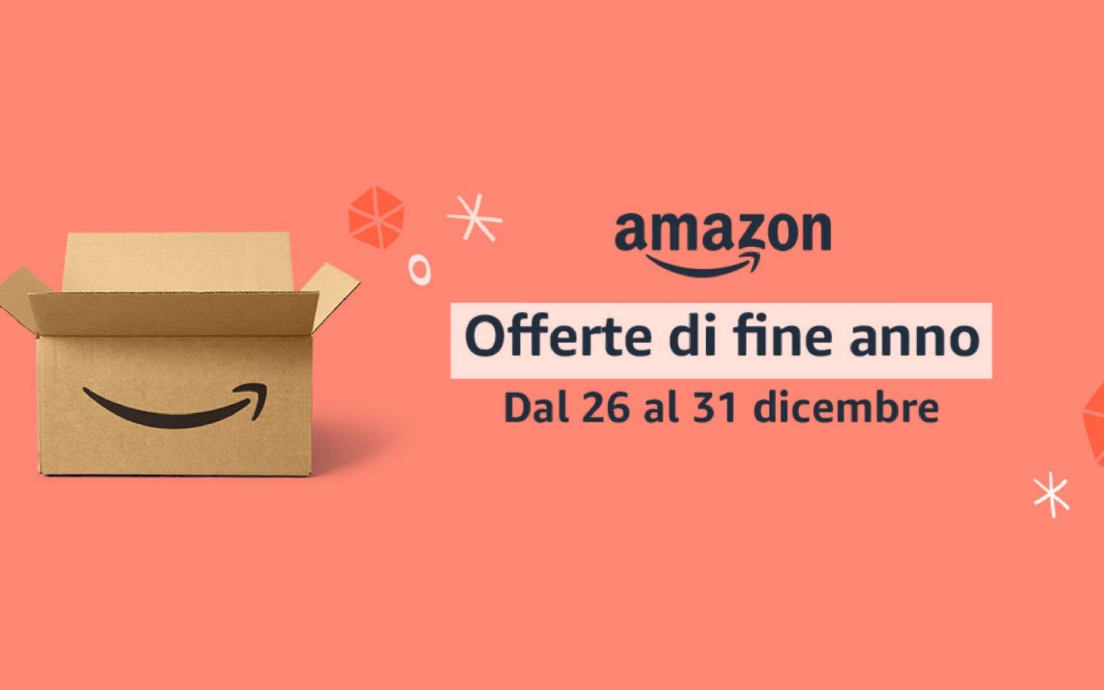 Amazon, ci siamo: partite le offerte di fine anno! Amazon, ci siamo: partite le offerte di fine anno!