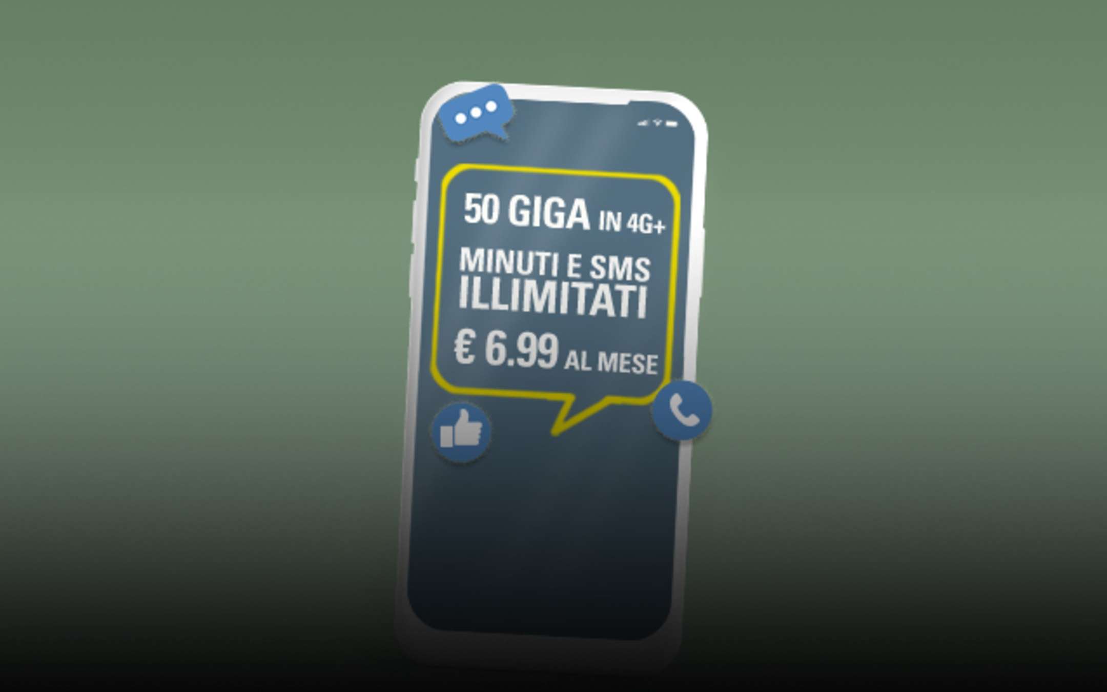 Creami eXtra WOW 50 GIGA di Poste Mobile a 6,99€