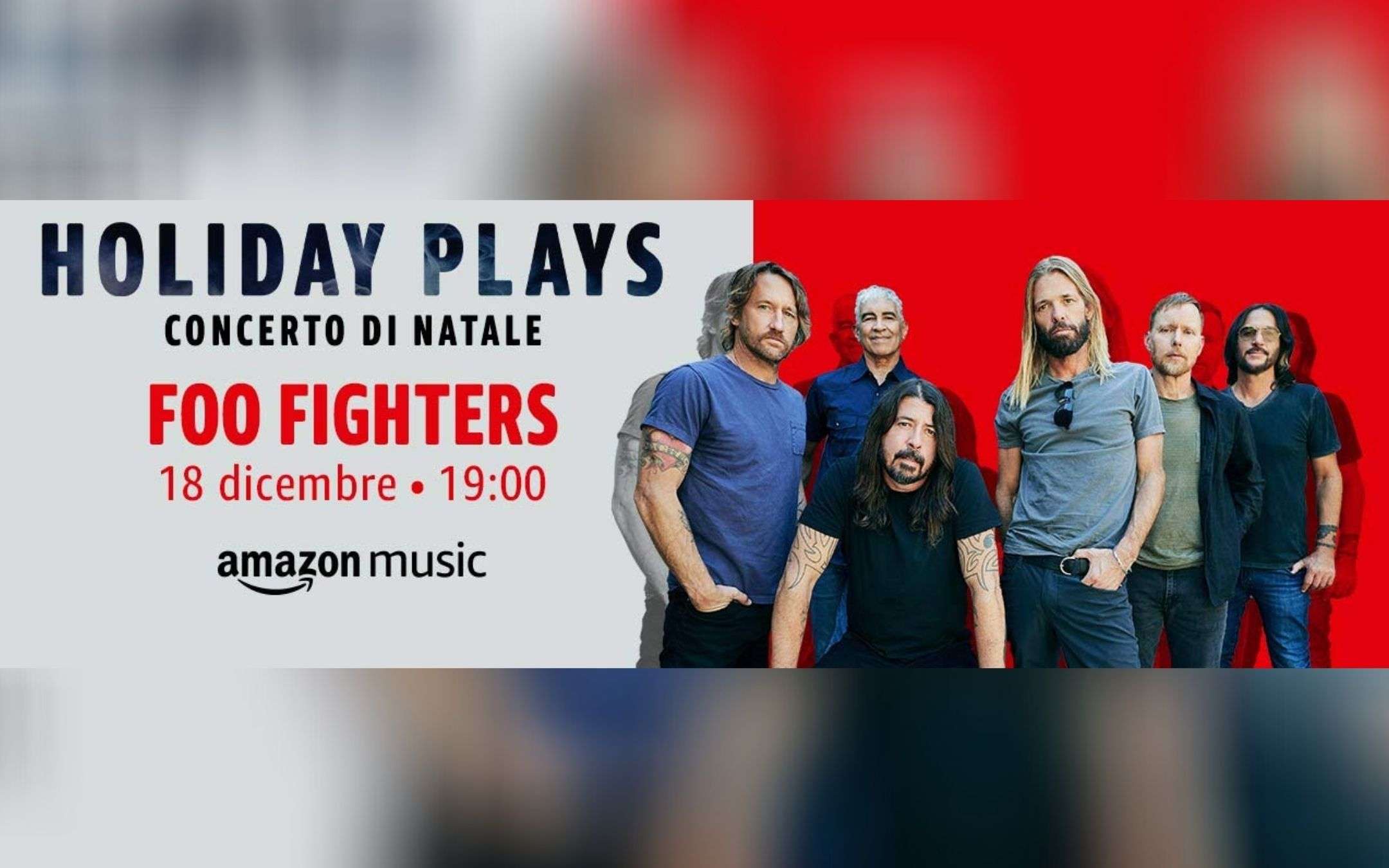Amazon ti regala il concerto dei Foo Fighters, stasera