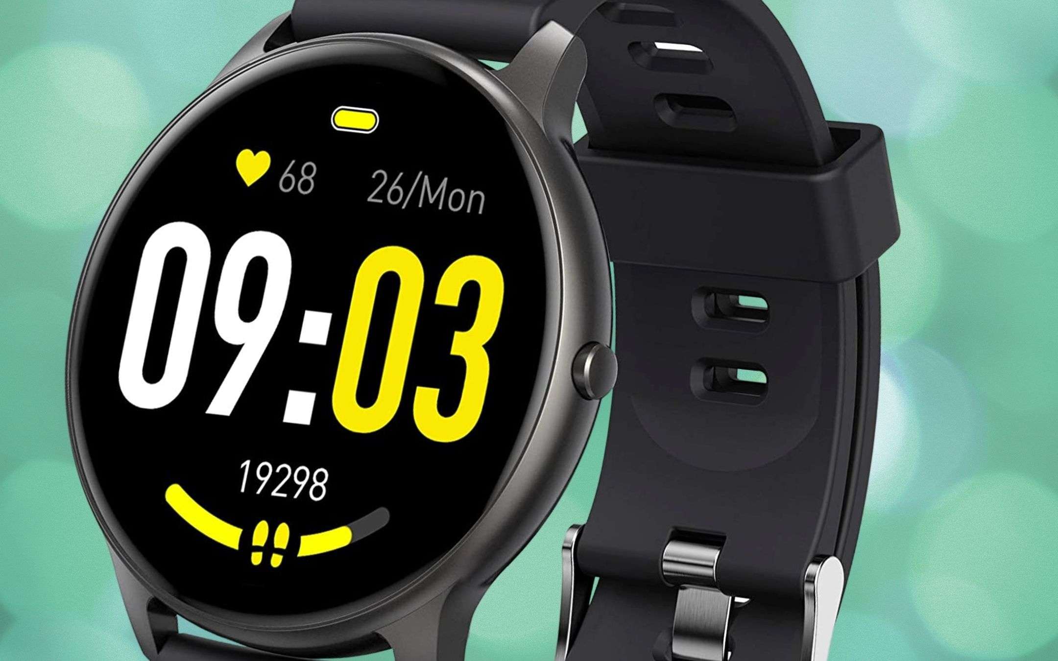 Smartwatch saturimetro e pressione: prezzo bomba (32€)