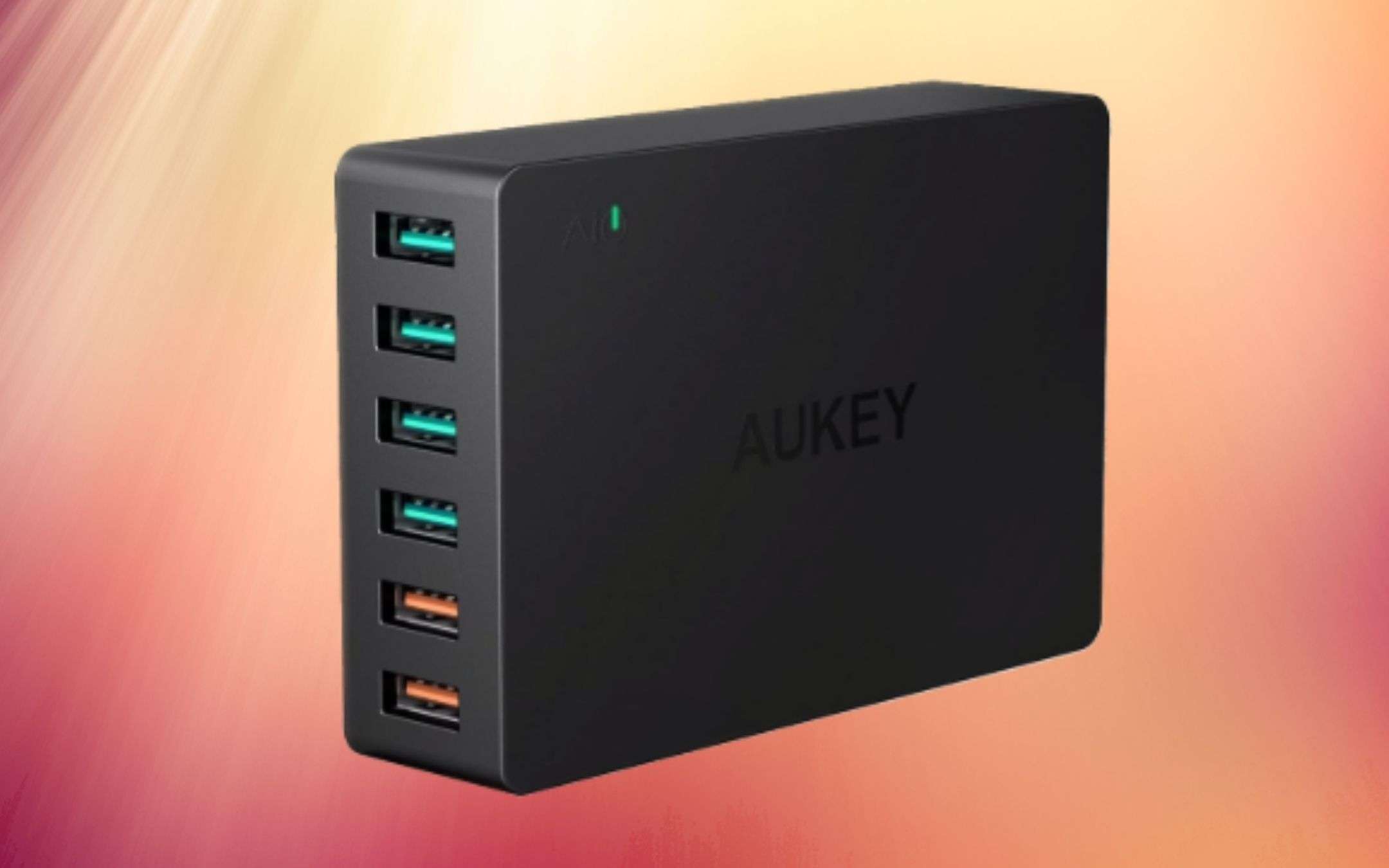 Caricatore veloce multi-presa USB scontato del 20% Caricatore veloce multi-presa USB scontato del 20%