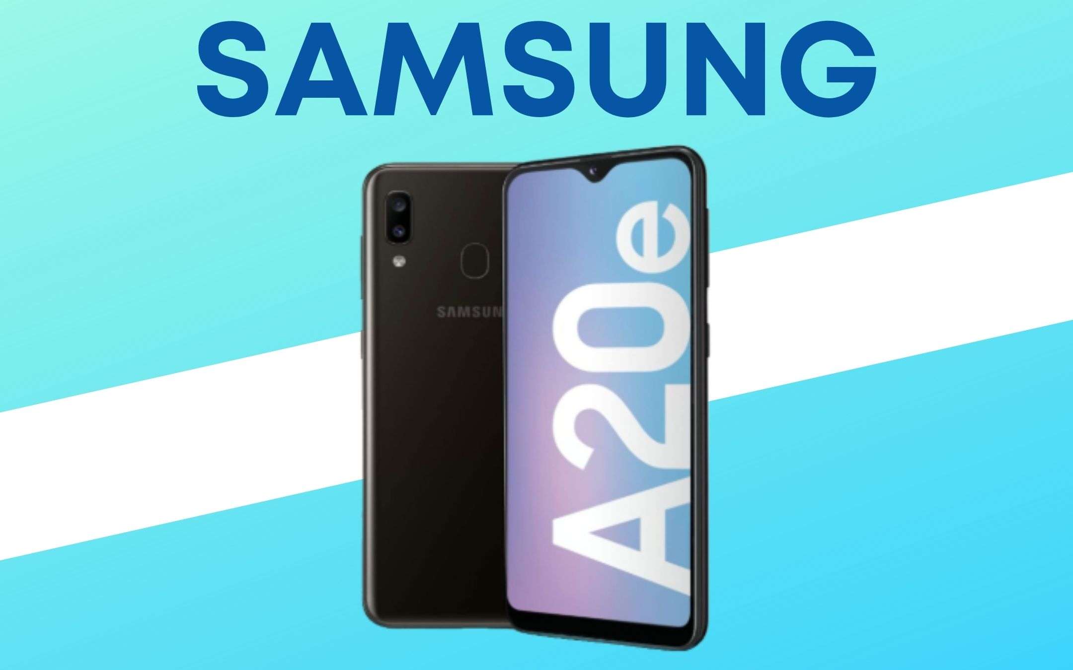 Galaxy A20e: l'entry level che non ti aspetti